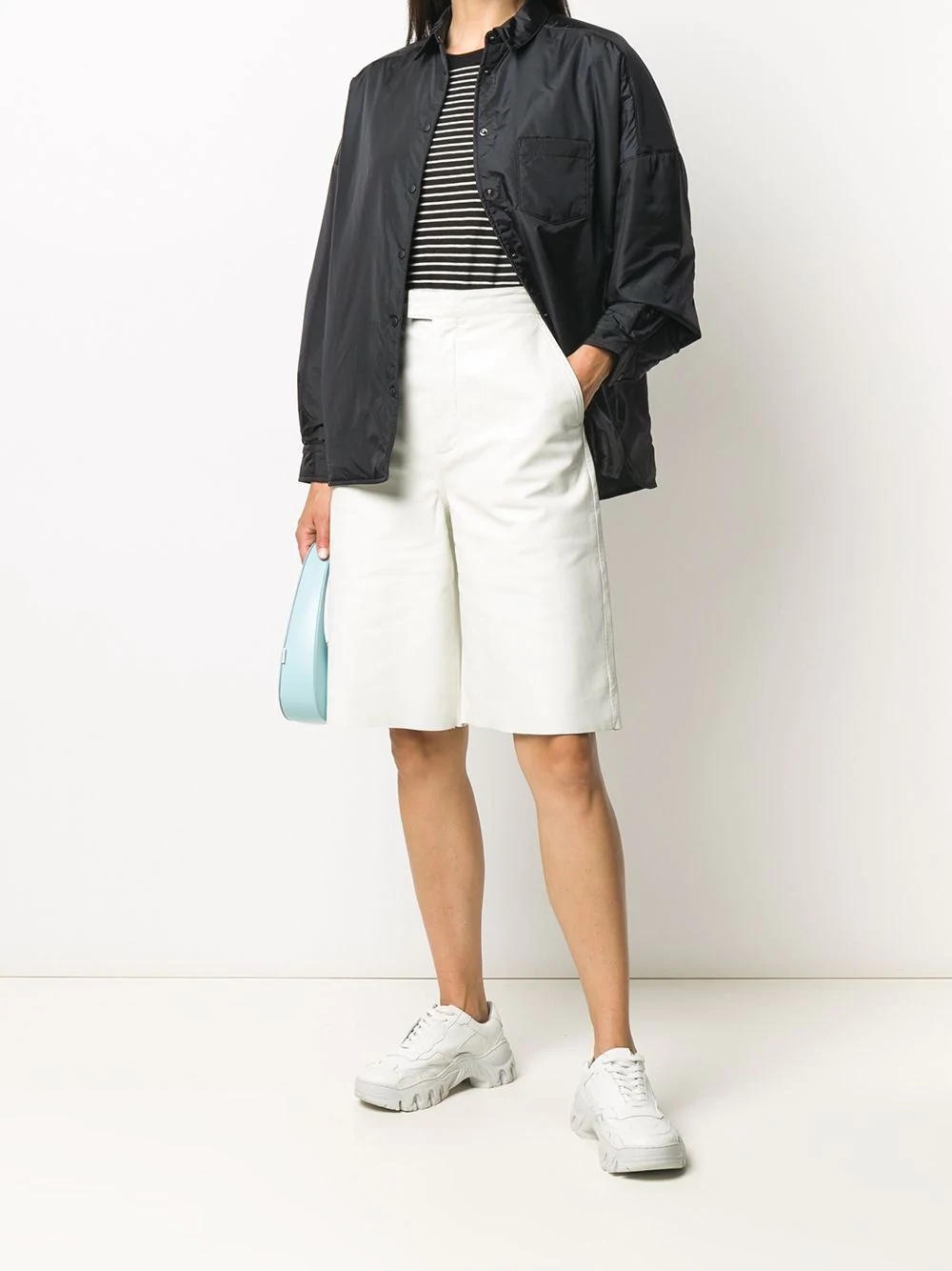 chest-pocket bomber jacket - 2