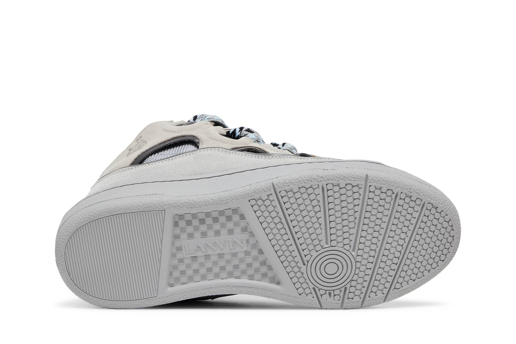 Lanvin Curb Sneakers 'Grey' - 4