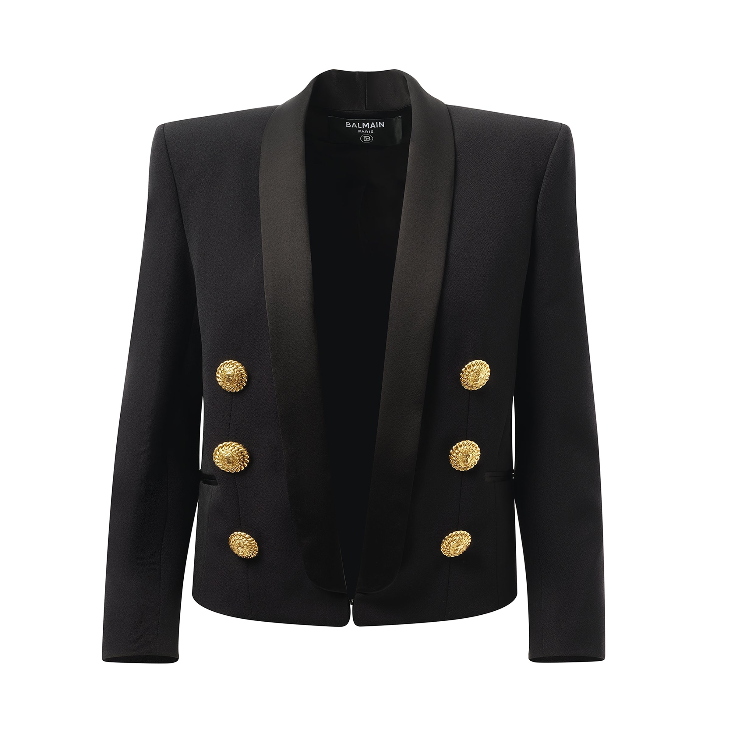 6 BTN Satin GDP Jacket in Black - 2