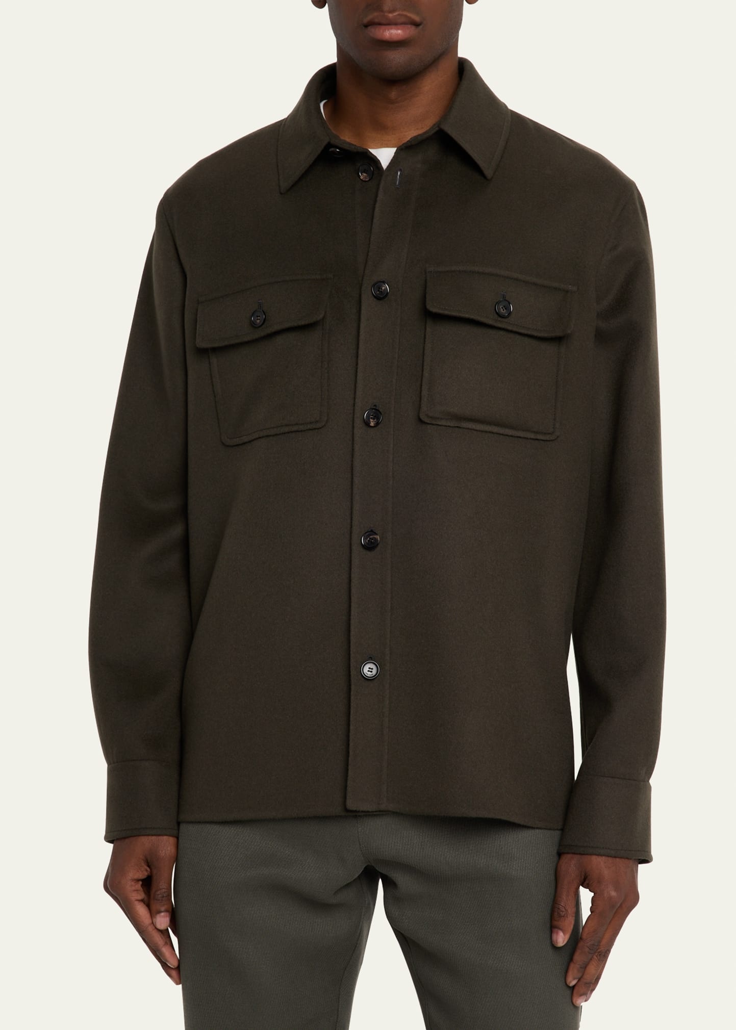 Men's Jim Cashmere Overshirt - 4