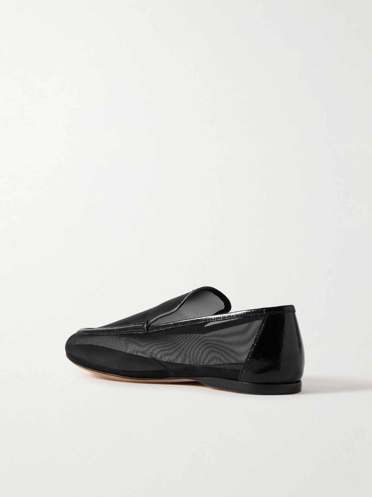 Alessio Leather-trimmed Mesh Loafers - 3