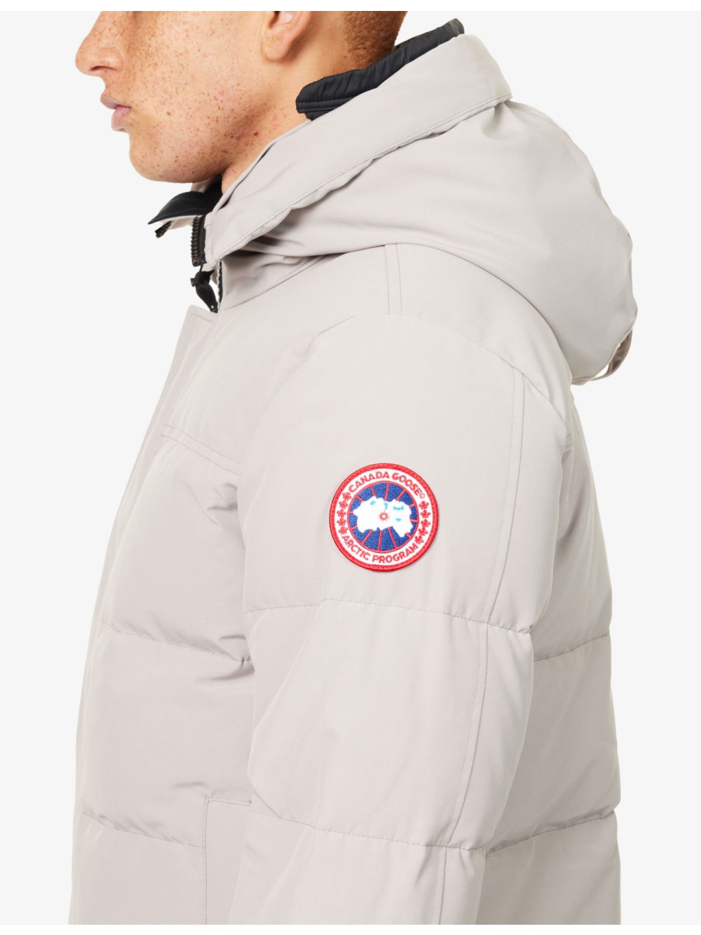 Macmillan funnel-neck twill-down parka jacket - 5