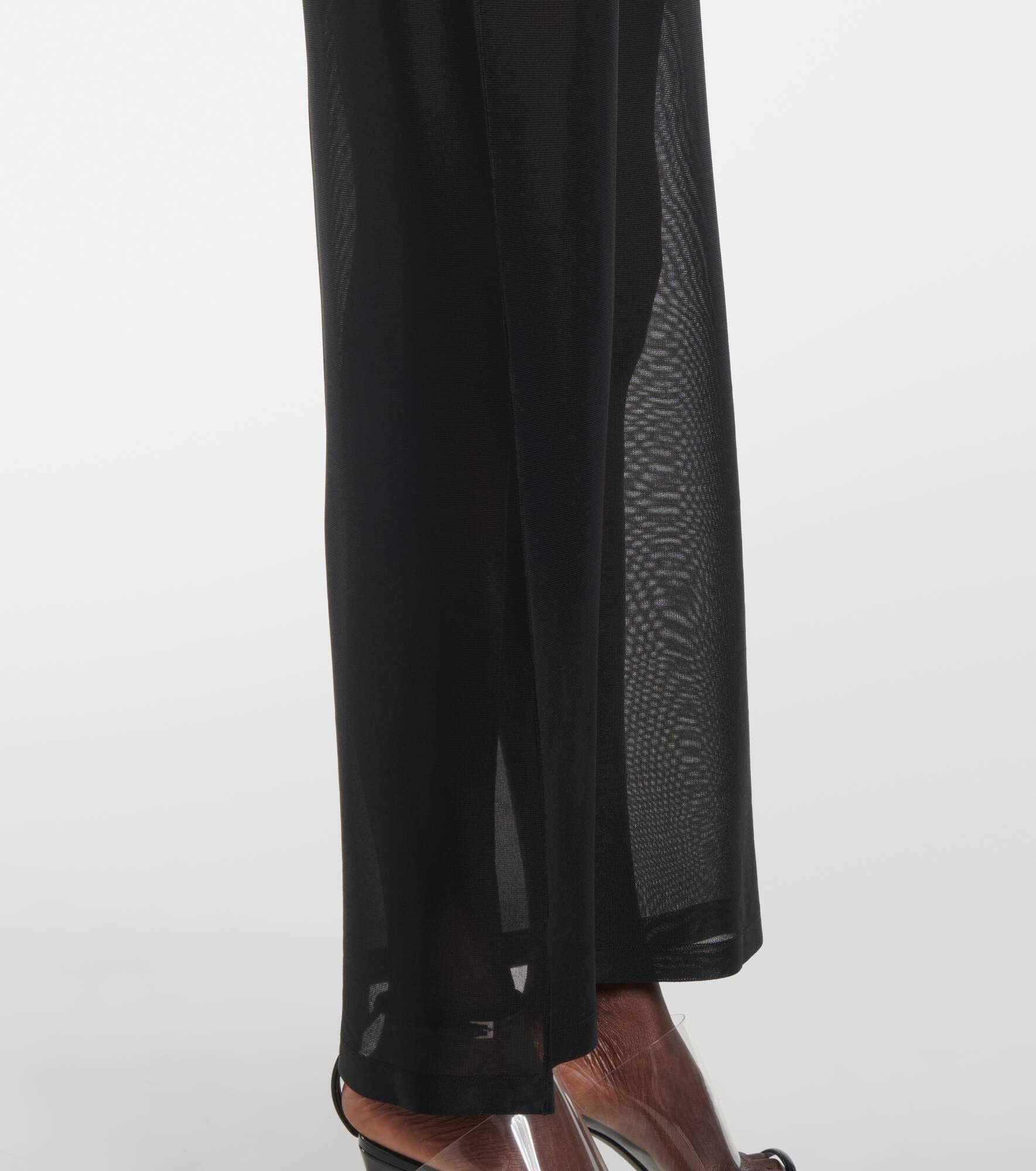 Sheer knitted midi dress - 5