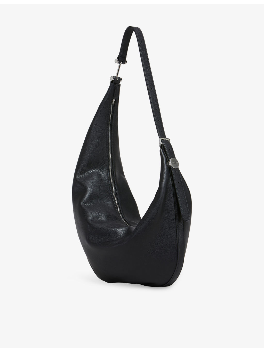 Dot Small Leather Hobo Bag - 4
