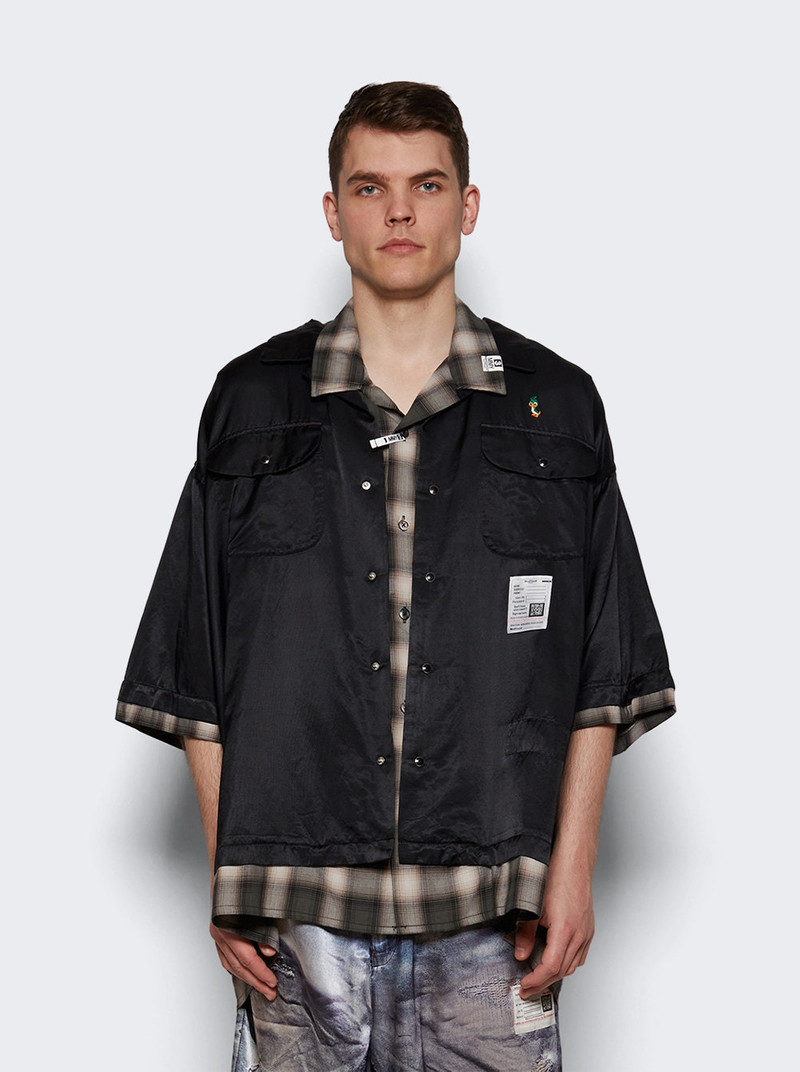 Maison MIHARAYASUHIRO Double Layered Shirts Black outlook