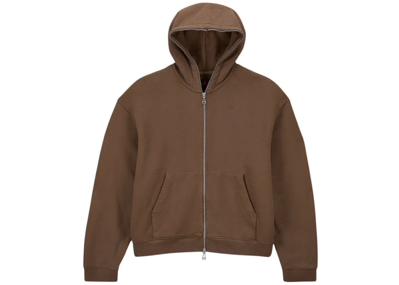 Jordan x Travis Scott Full-Zip Hoodie Brown - 1