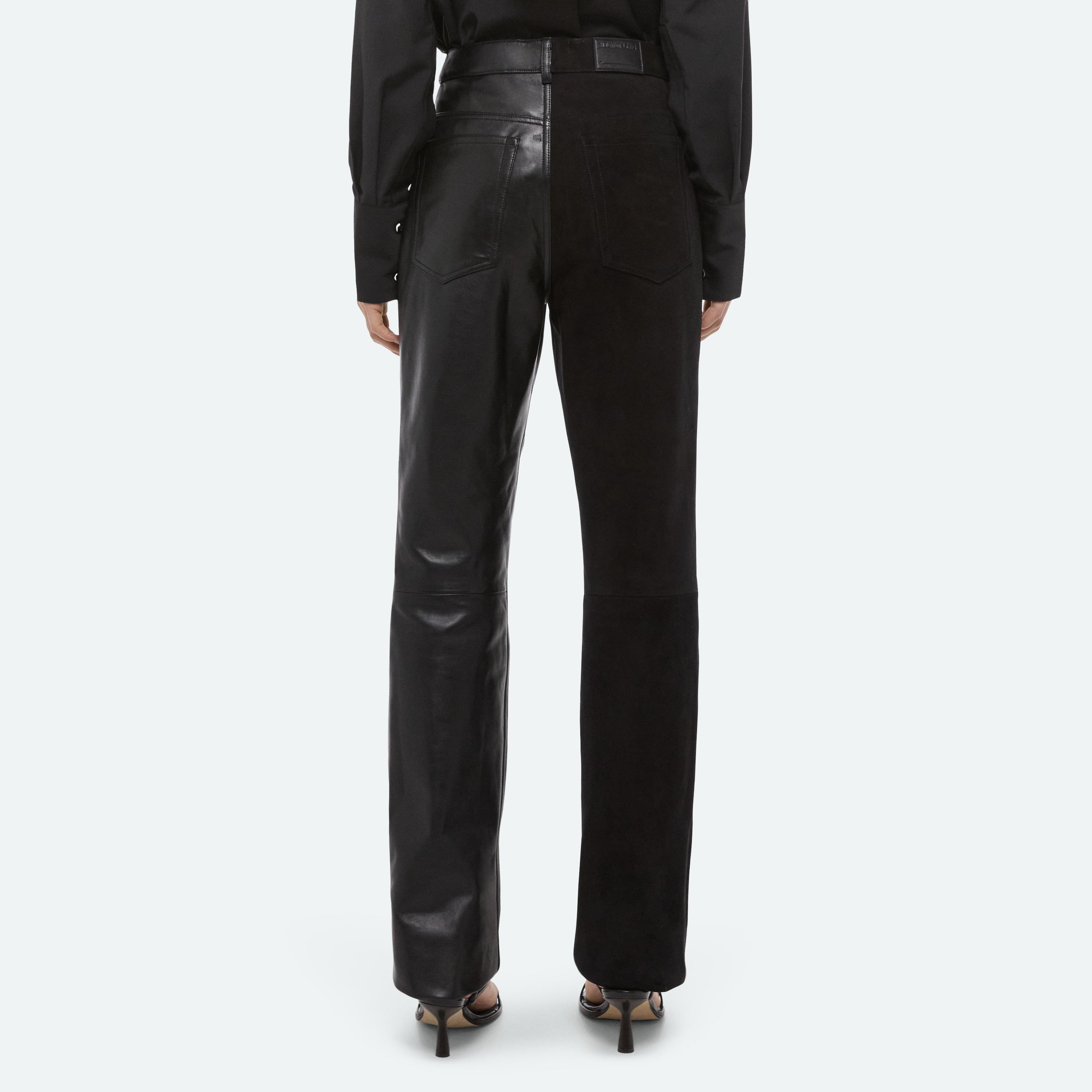 BISECTED LEATHER PANTS - 6