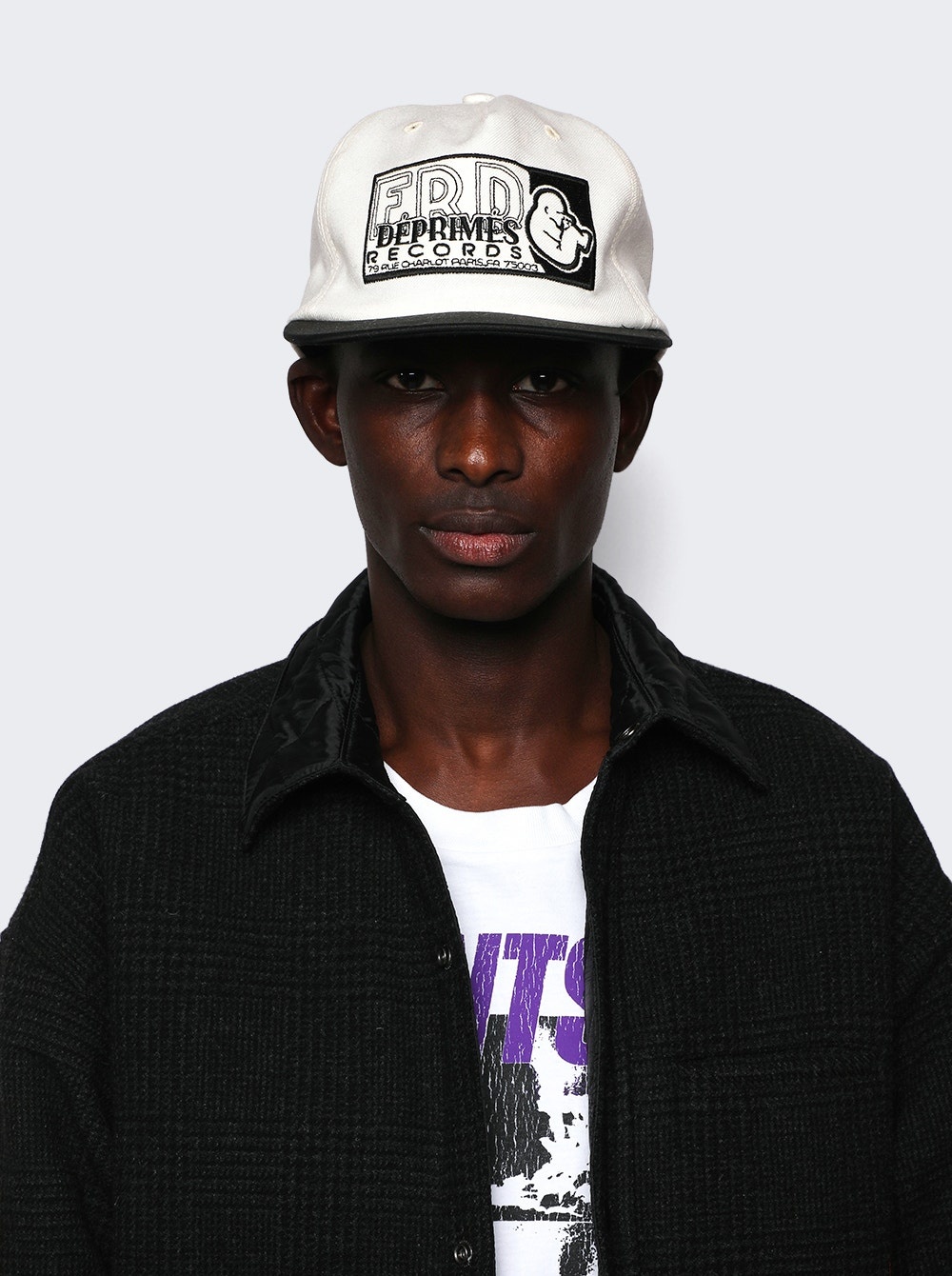 Erd Records 5-panel Hat Ivory Ivory - 2