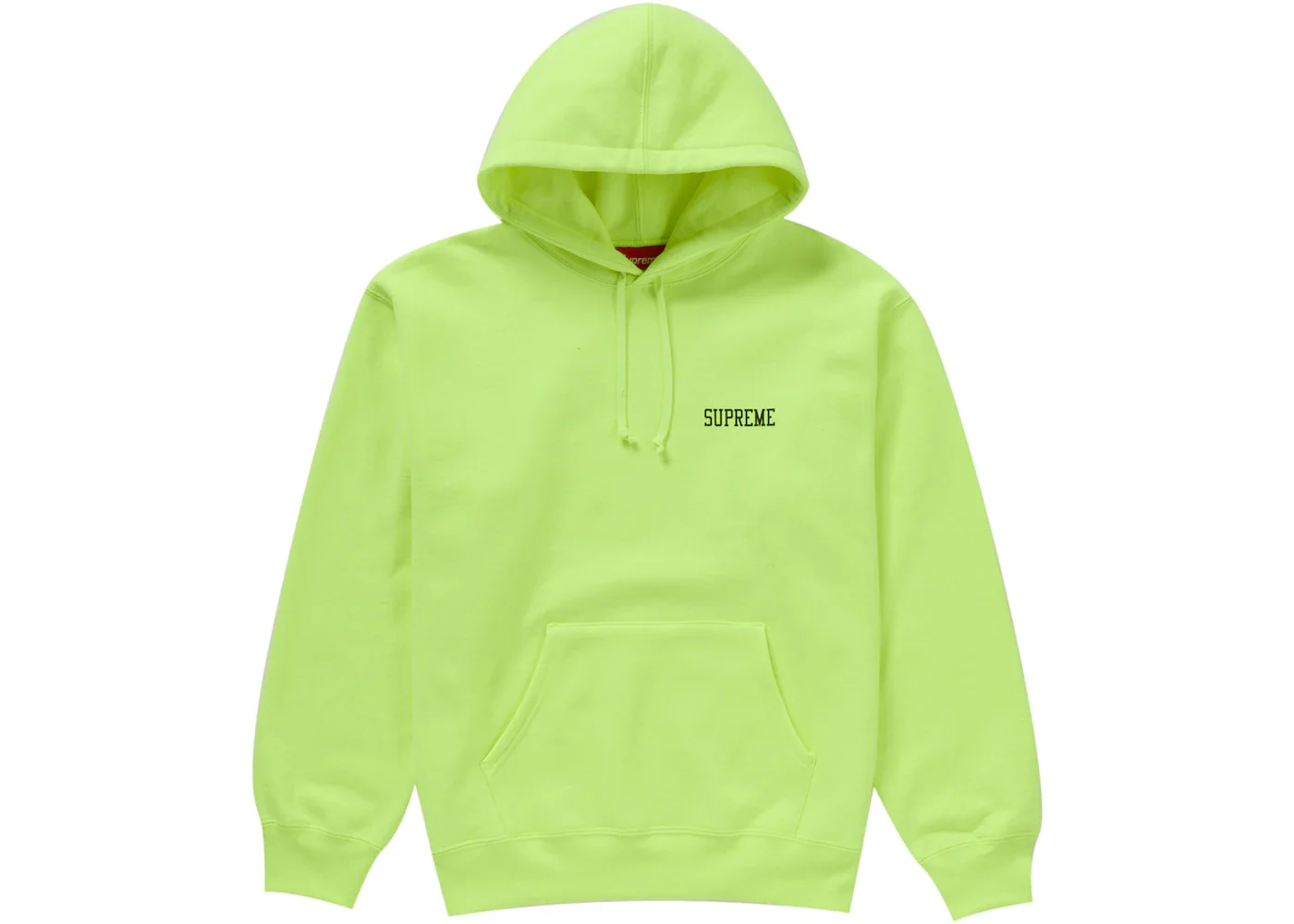 Supreme Supreme On God Hooded Sweatshirt Bright Yellow - 957f34cd 