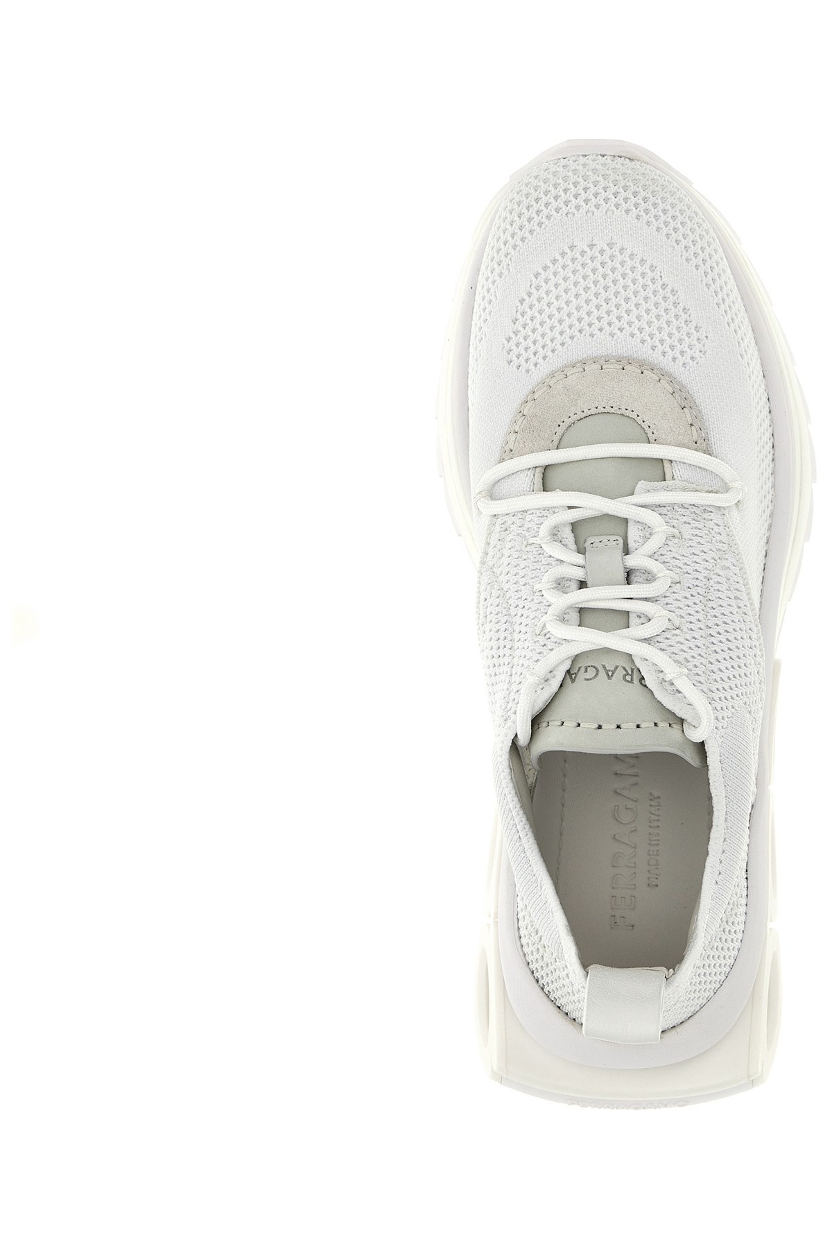 スニーカー FERRAGAMO FW23 'Mina' sneakers (0760870 WHITE) FERRAGAMO 'Mina' sneakers | julianfashion | REVERSIBLE