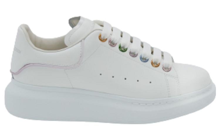 (WMNS) Alexander McQueen Oversized Sneakers 'White Metalic Eyelets' 685671WIB9W9035 - 2