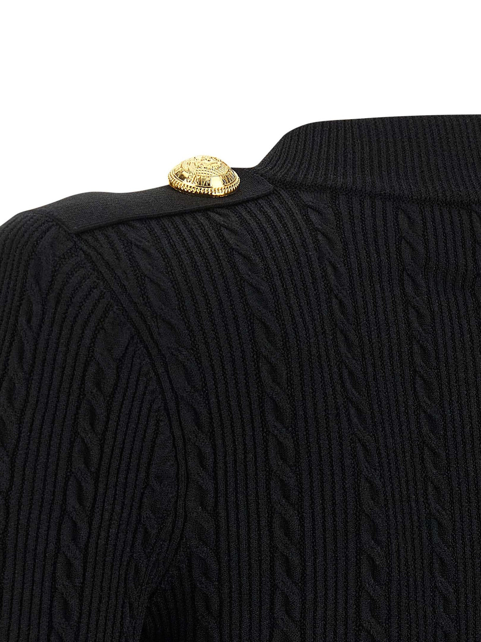 Balmain Women Twisted Knit Cardigan - 4