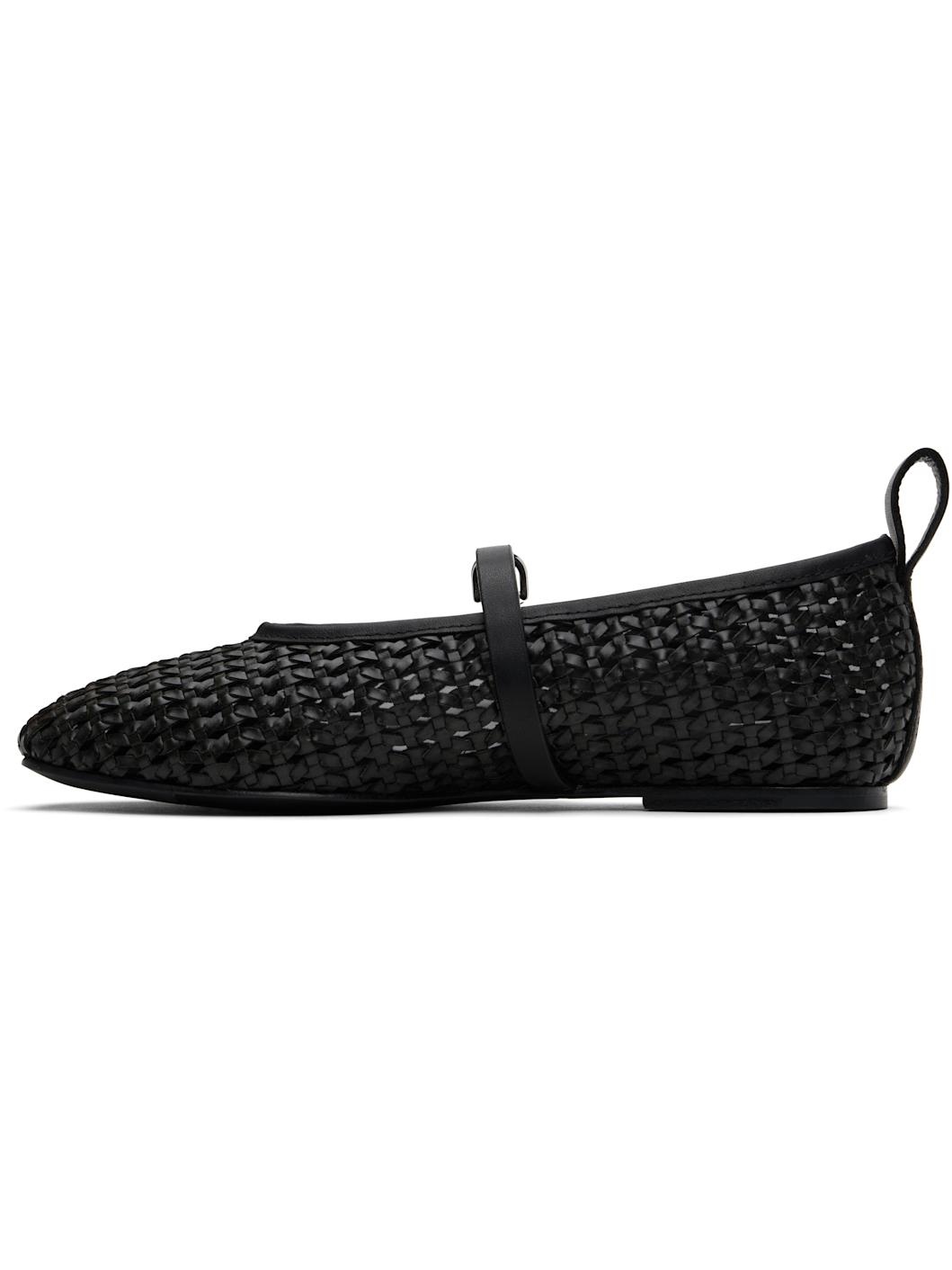 Black Spire Mary Jane Ballerina Flats - 3