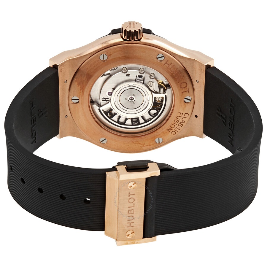 Hublot Classic Fusion 18K Rose Gold Automatic Black Dial Watch 542OX1181RX1704 - 3