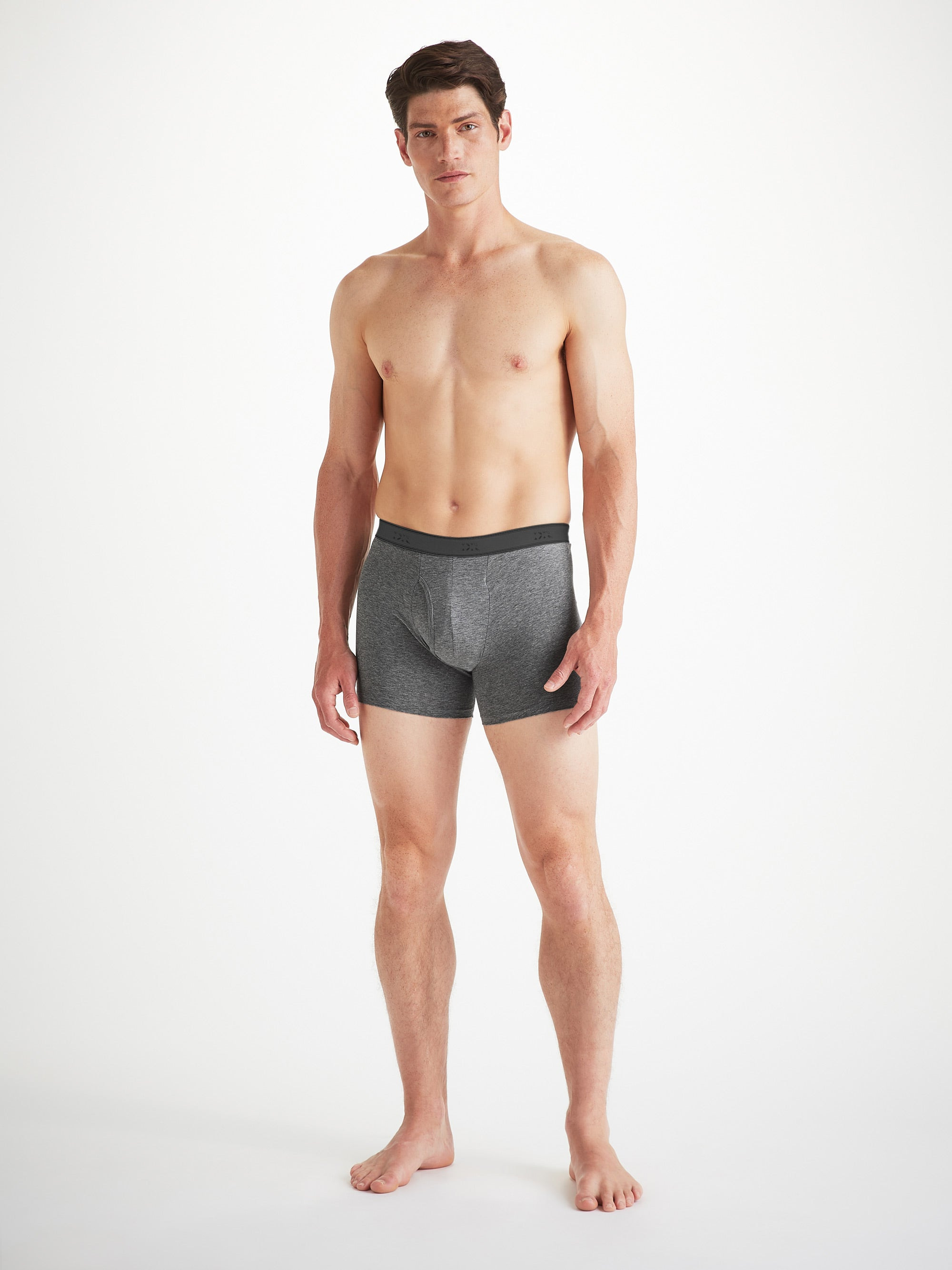 Men's Trunks Jack Pima Cotton Stretch Charcoal - 5
