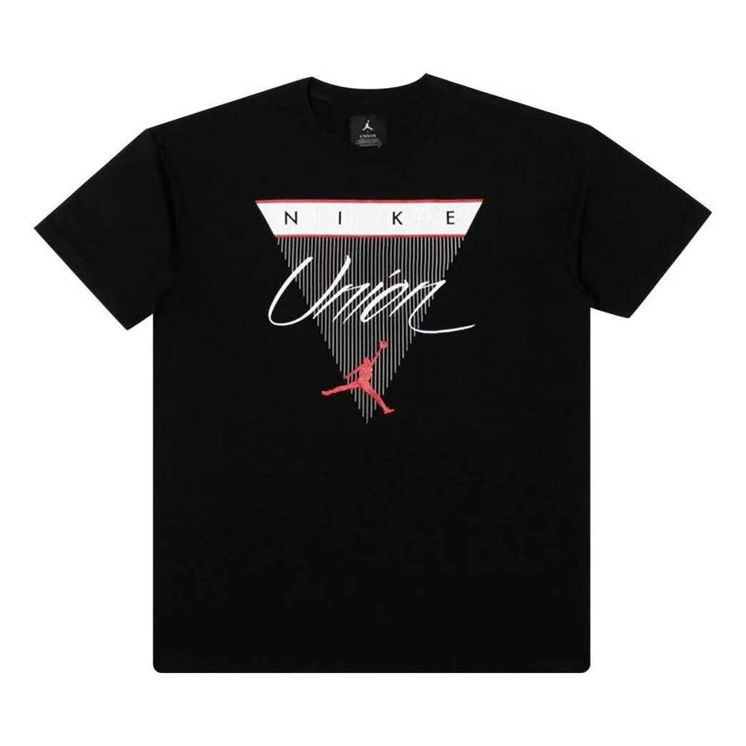 Air Jordan x Union NRG Vault Flight Triangle Tee 'Black' BV1331-010 - 1
