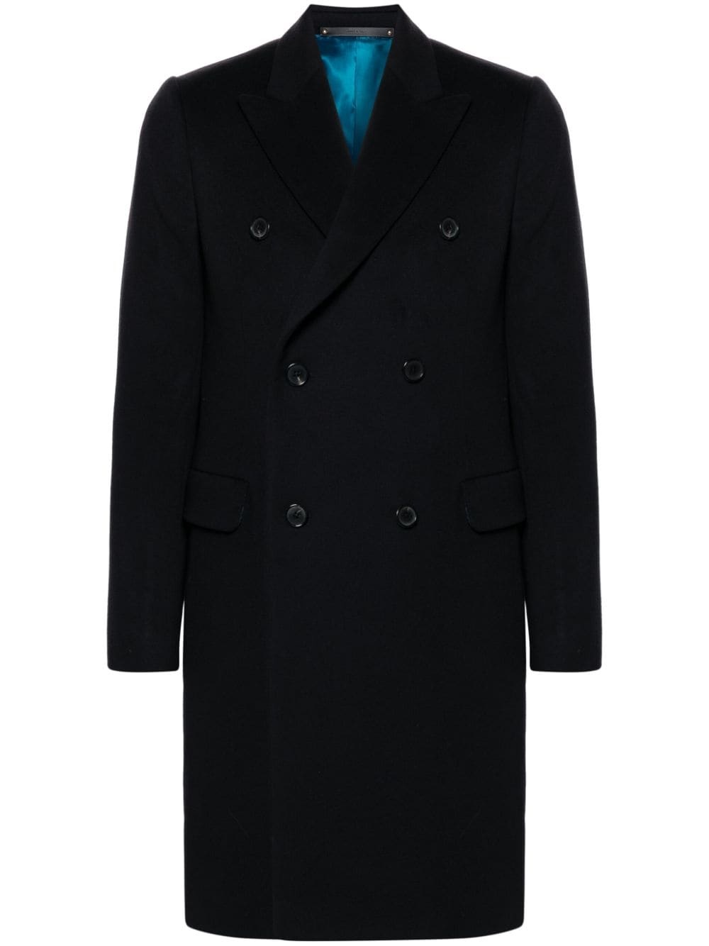 double-breasted coat - 1