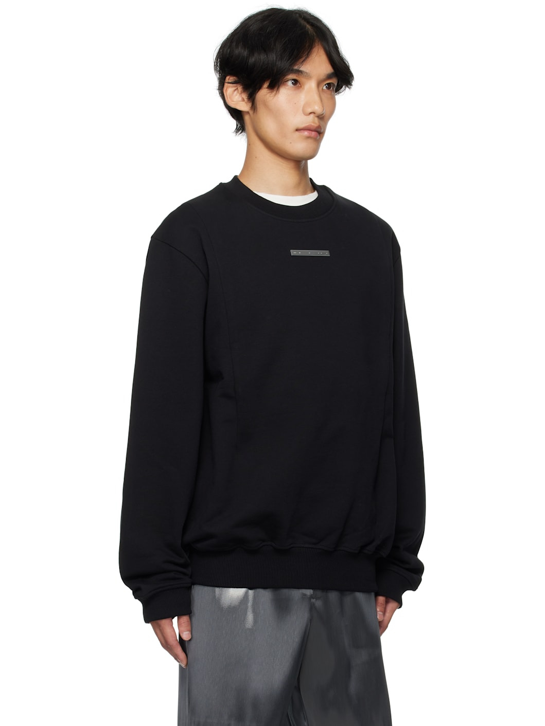 Black Astrape Crewneck Sweatshirt - 2