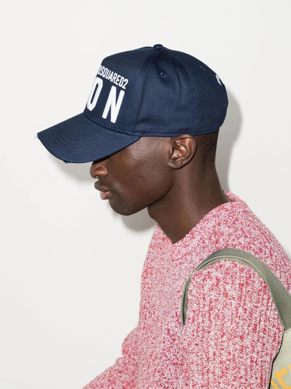 embroidered-logo baseball cap - 2