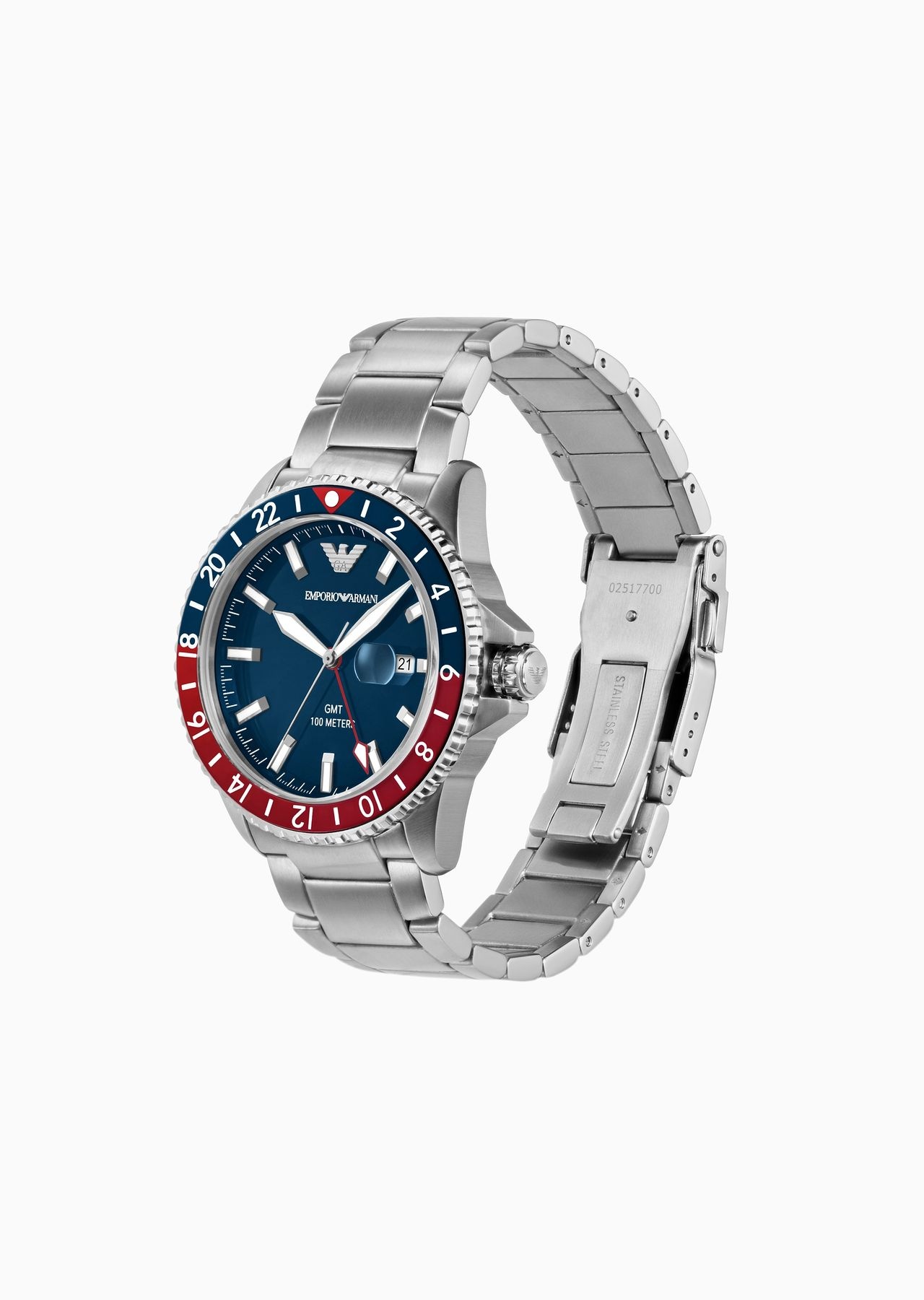 GMT Dual Time Stainless Steel Watch - 2