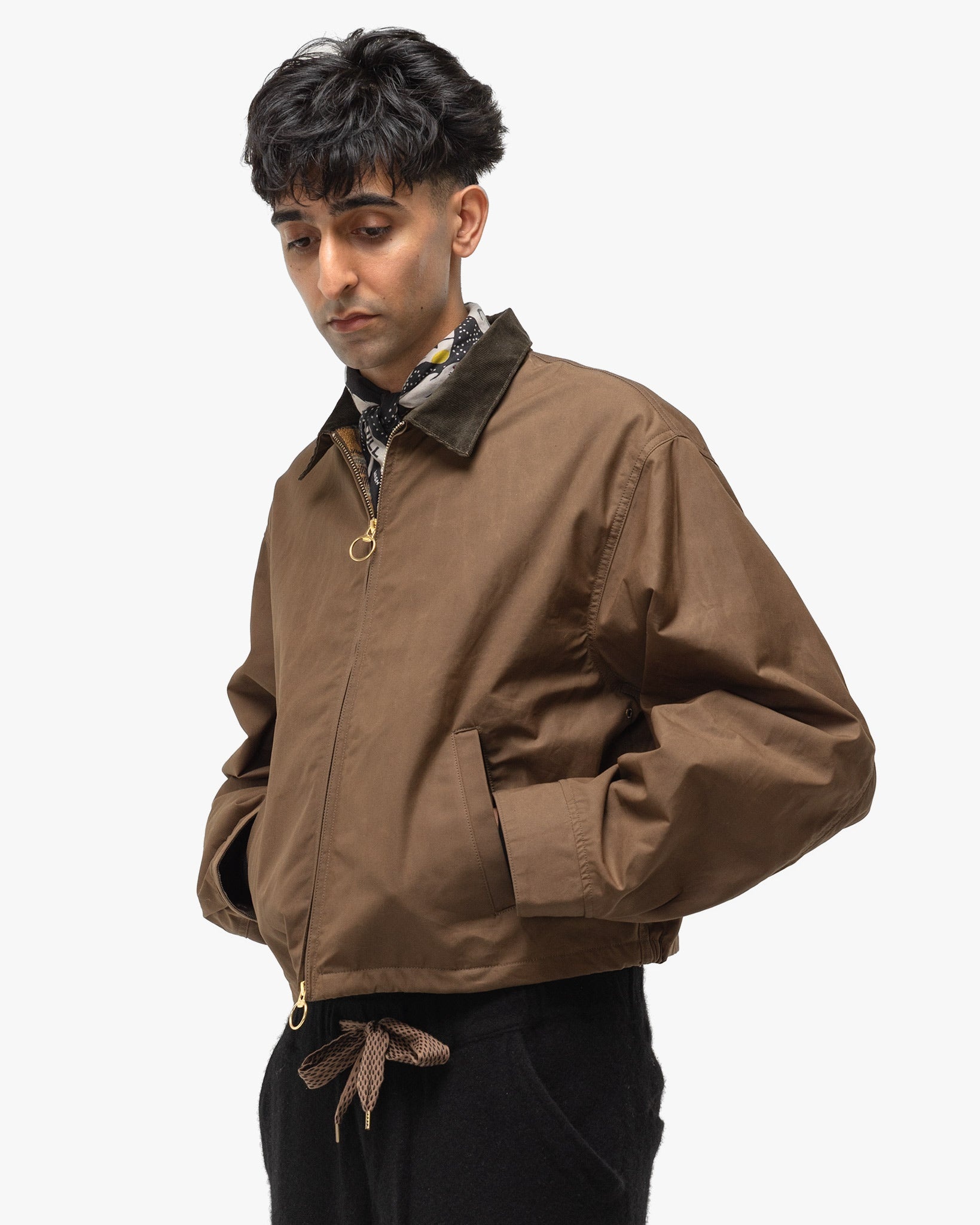 Weather Cotton Oil Coating Drizzler JKT Khaki - 4