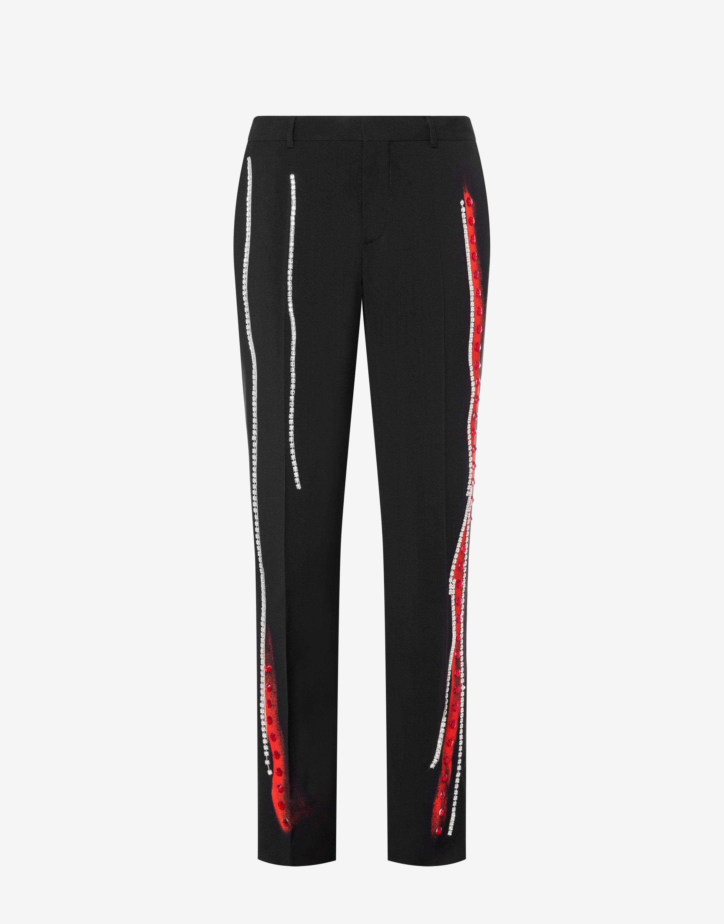 TONY VIRAMONTES ARCHIVES RHINESTONE-EMBROIDERED TROUSERS - 1