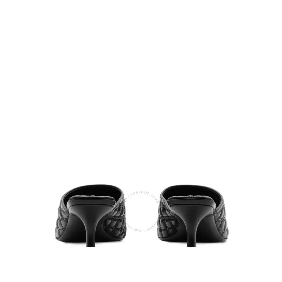Burberry Embroidered Quilted Mules - 3