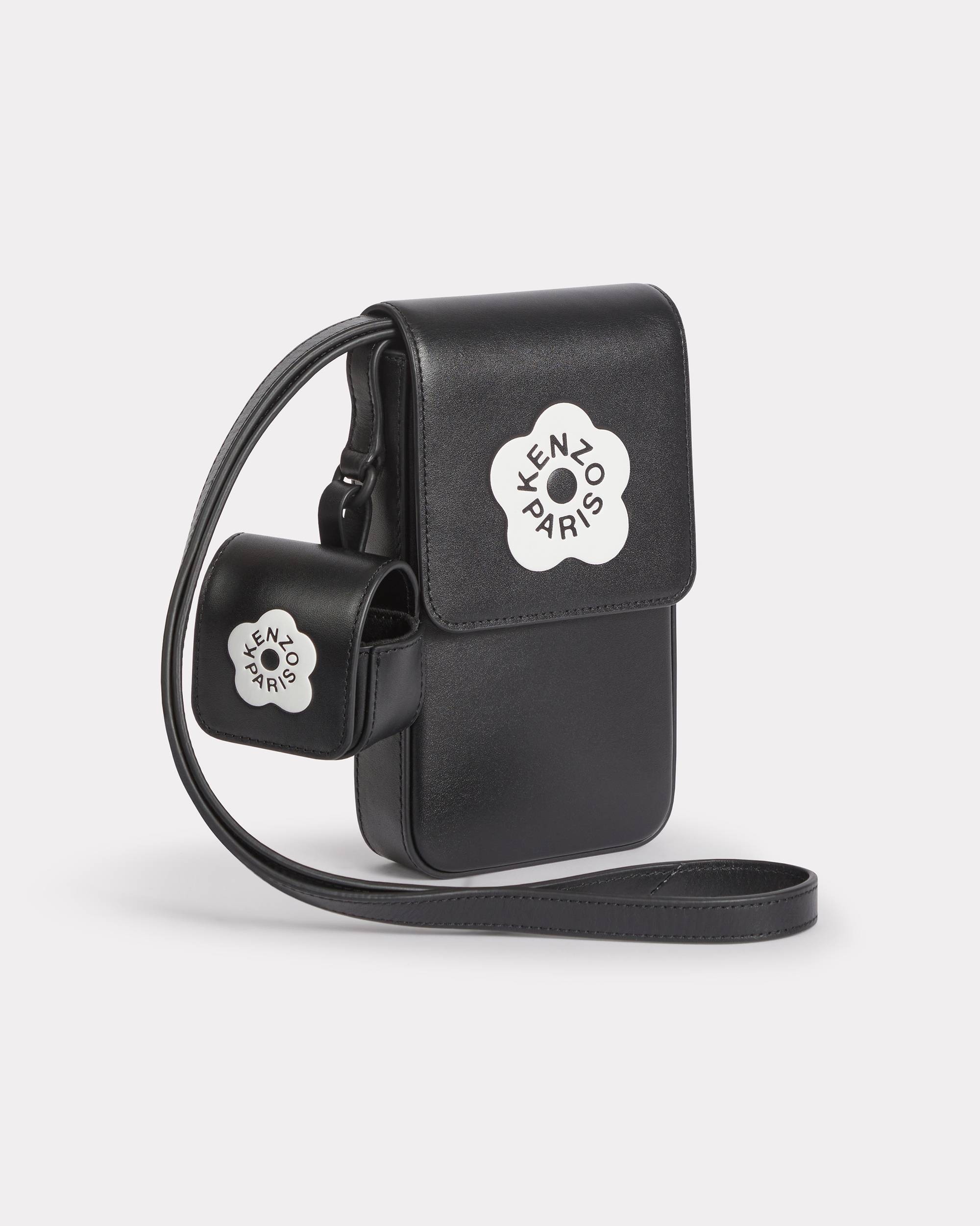'KENZO Stamp' leather phone holder on strap - 1