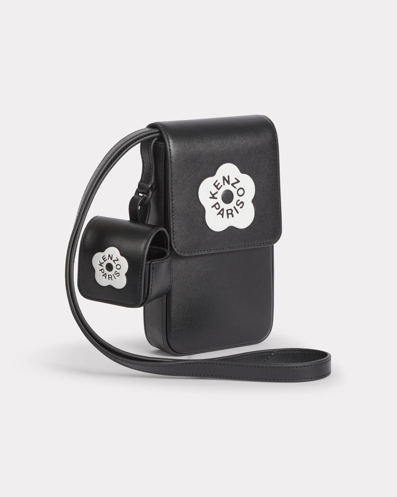 'KENZO Stamp' leather phone holder on strap 1