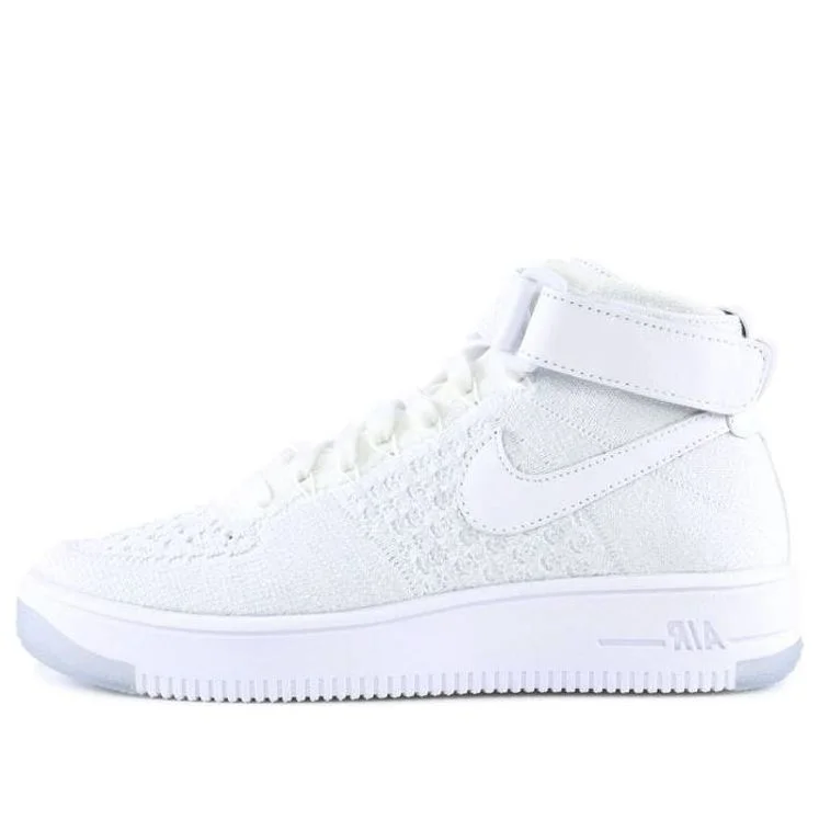 (WMNS) Nike Air Force 1 Flyknit 'Triple White' 818018-100 - 1