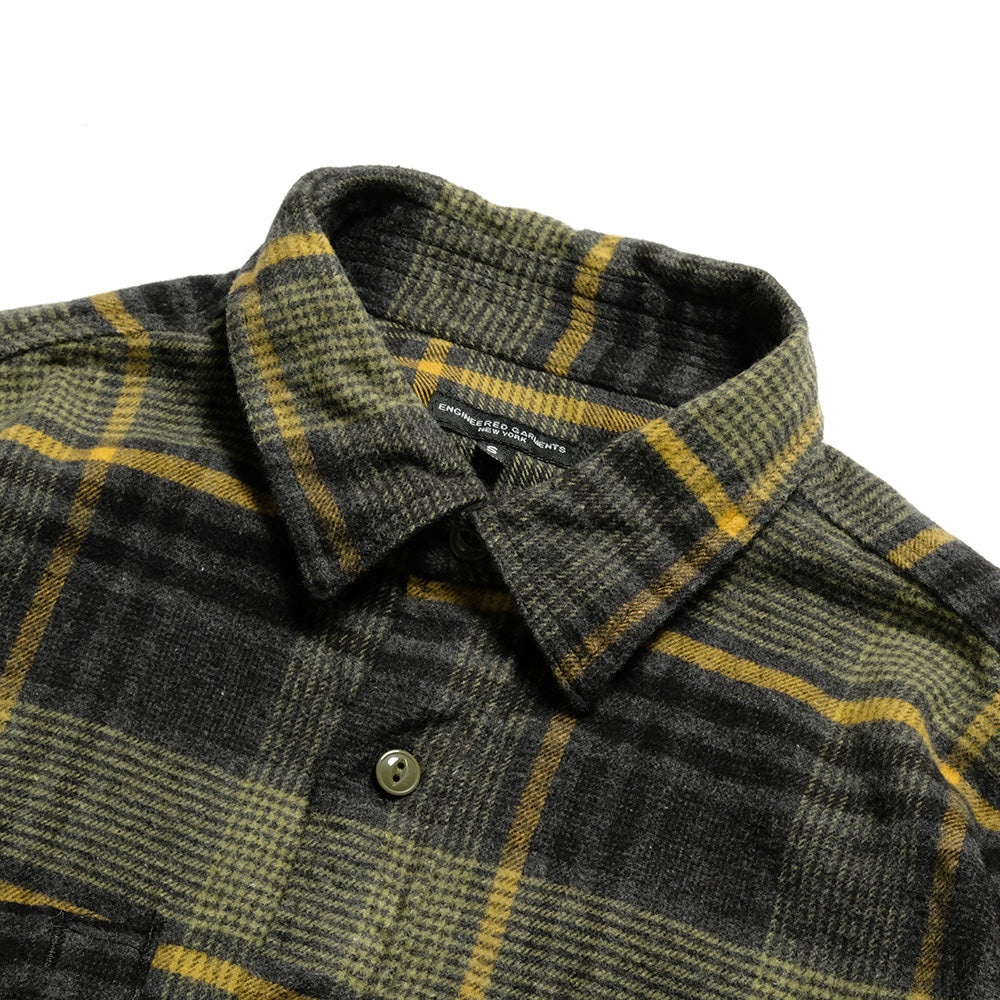 Work Shirt - Cotton Plaid Flannel - PS022 - 4