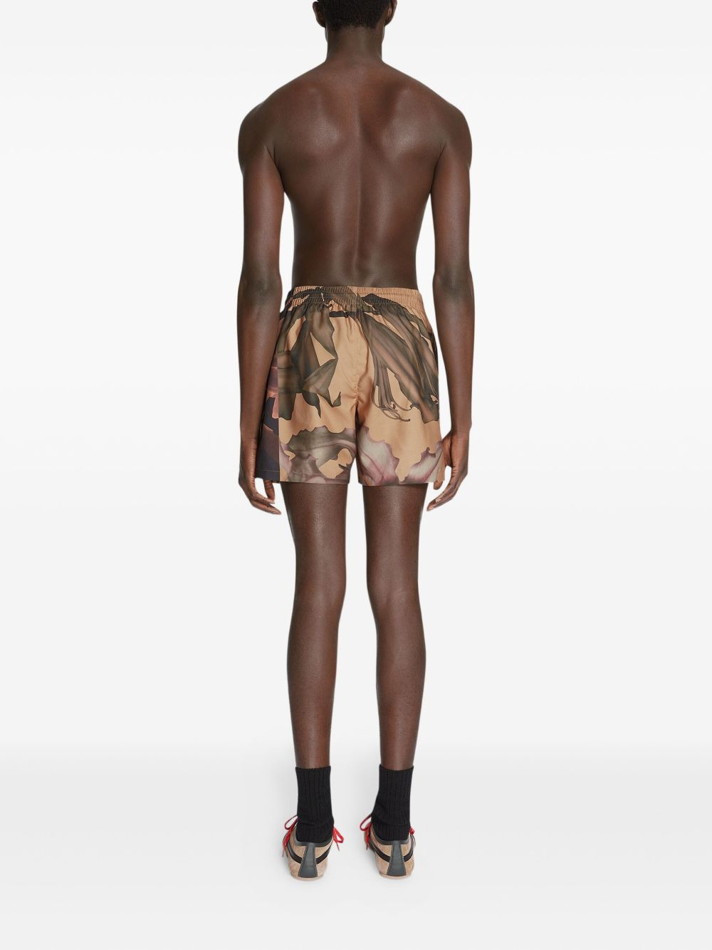 floral-print swim shorts - 4