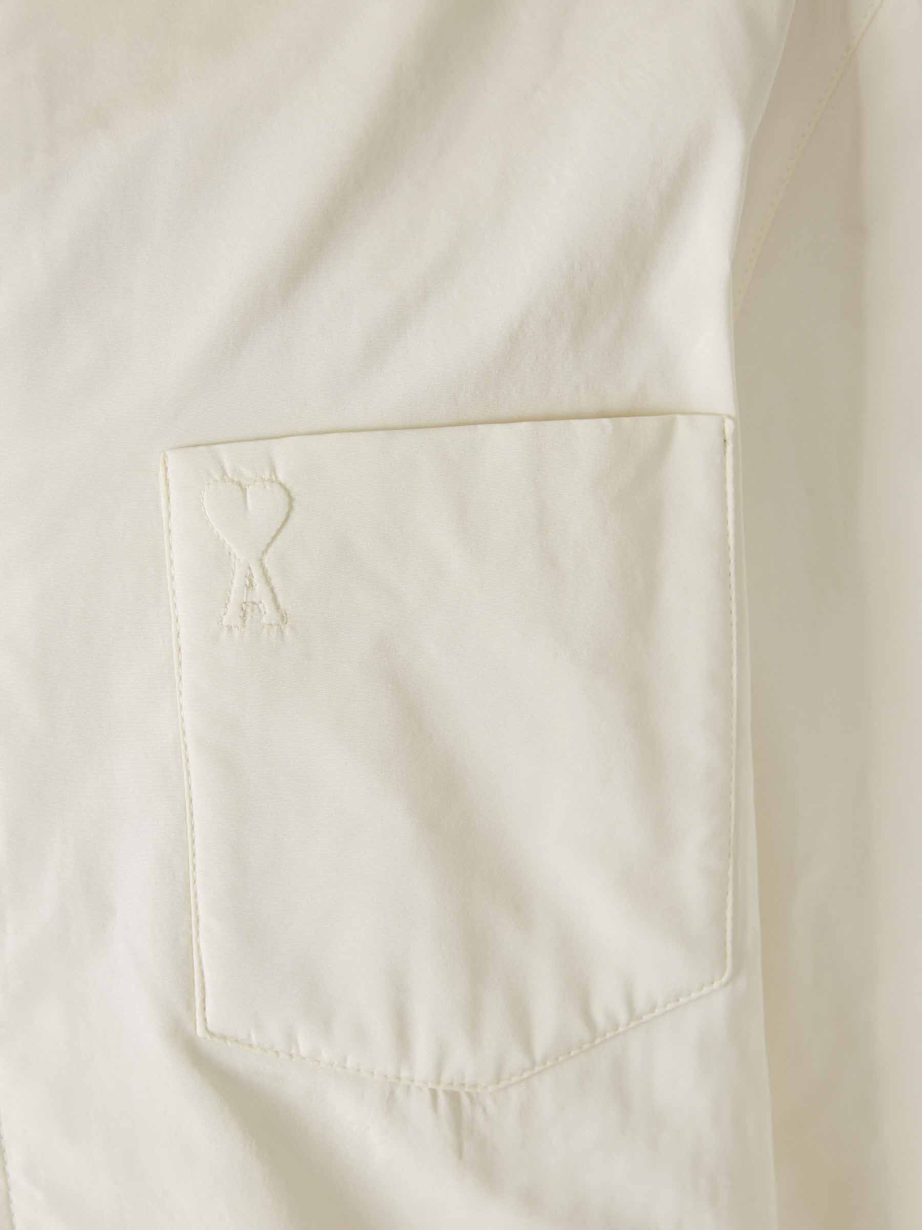 PADDED TAFFETA OVER SHIRT - 4