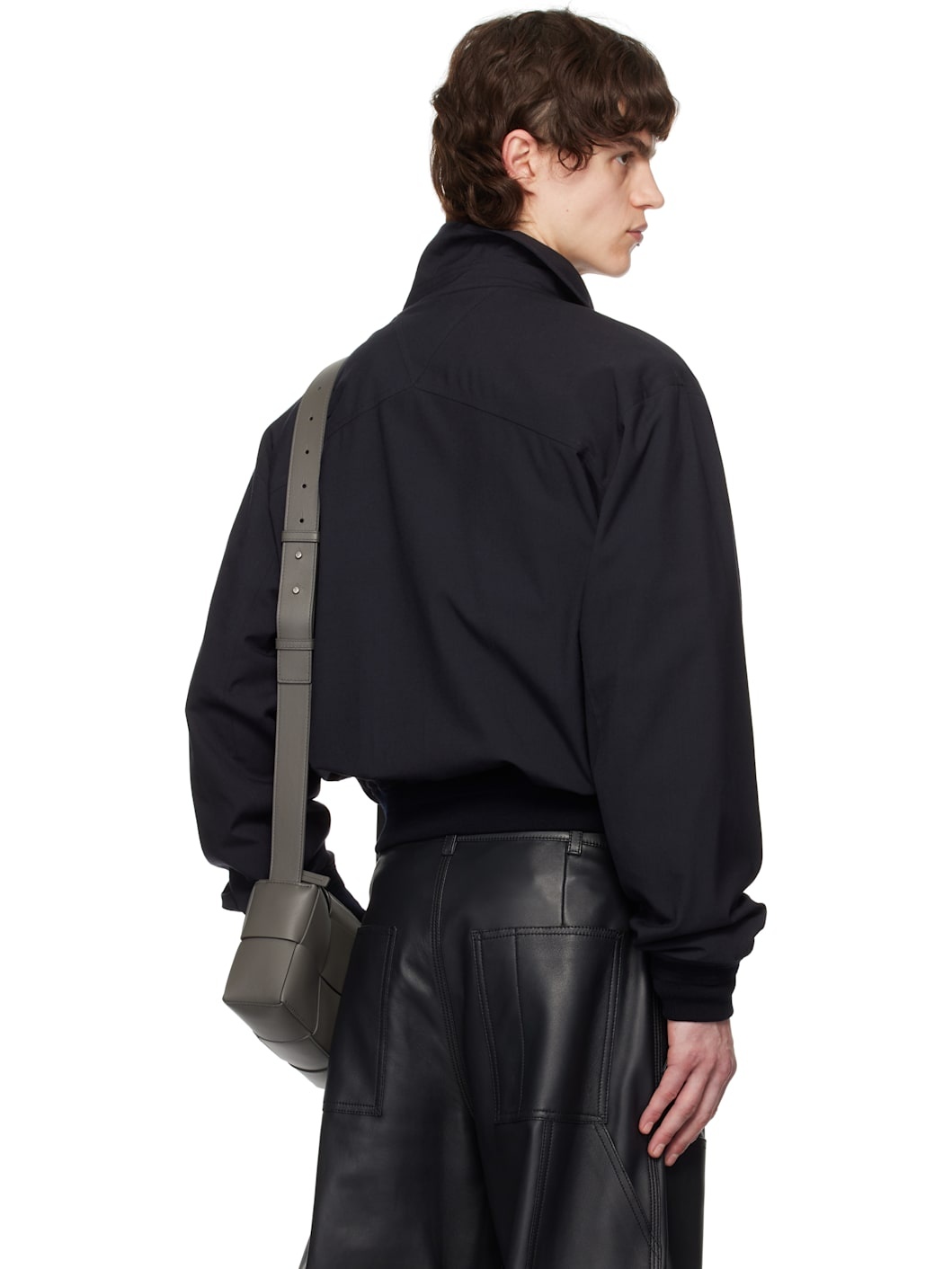 Navy Fine Wool Jacket - 3