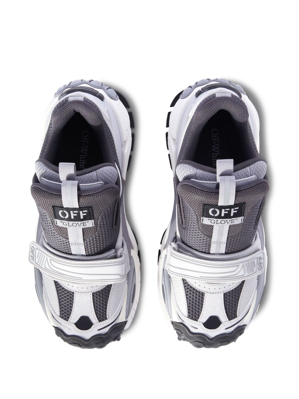 Glove colour-block panelled sneakers - 4