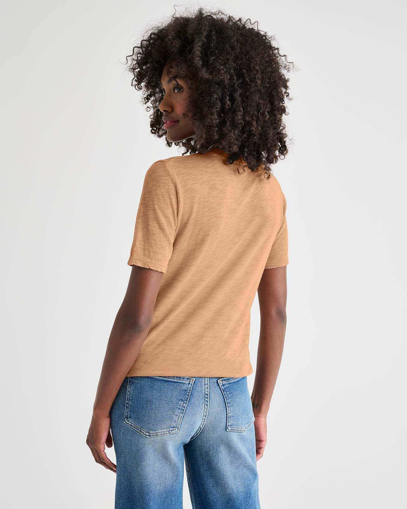 Everly Slub V-Neck Tee 4