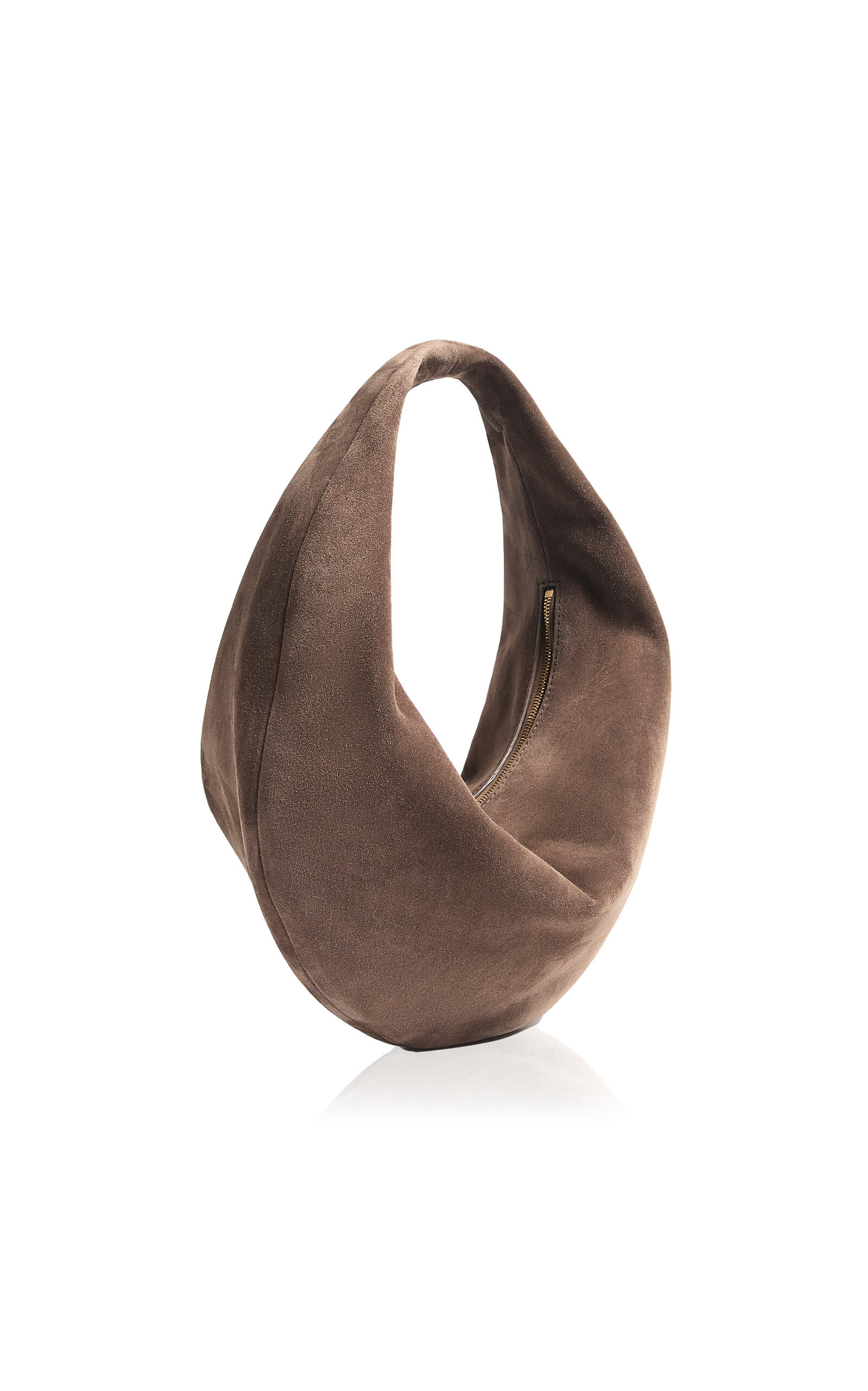 Olivia Suede Medium Hobo brown - 3