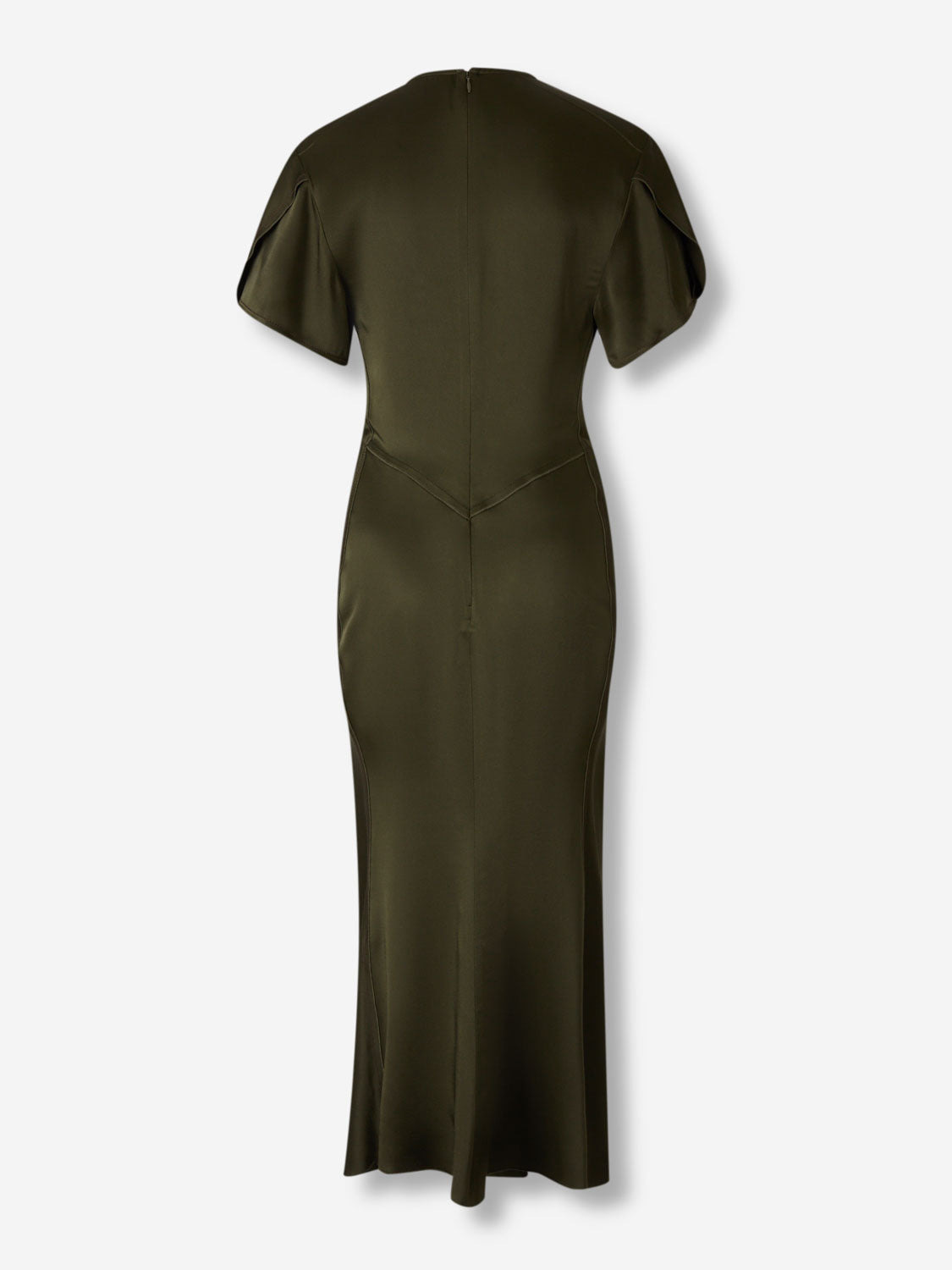 DRAPED MIDI DRESS - 2