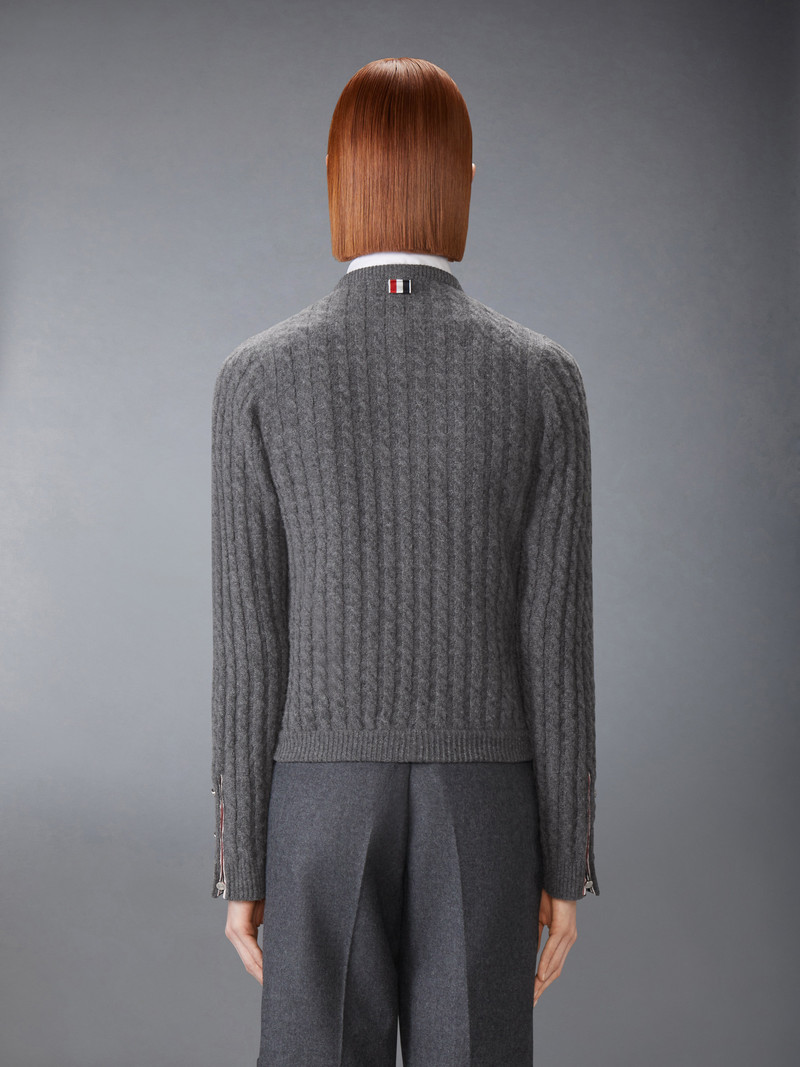 BABY CABLE STITCH CASHMERE CARDIGAN 3