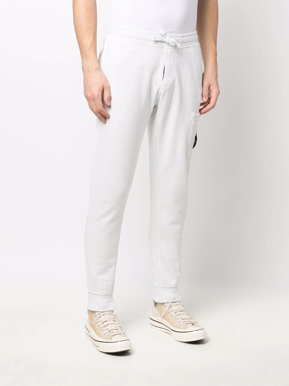 Compass logo-patch track pants - 3