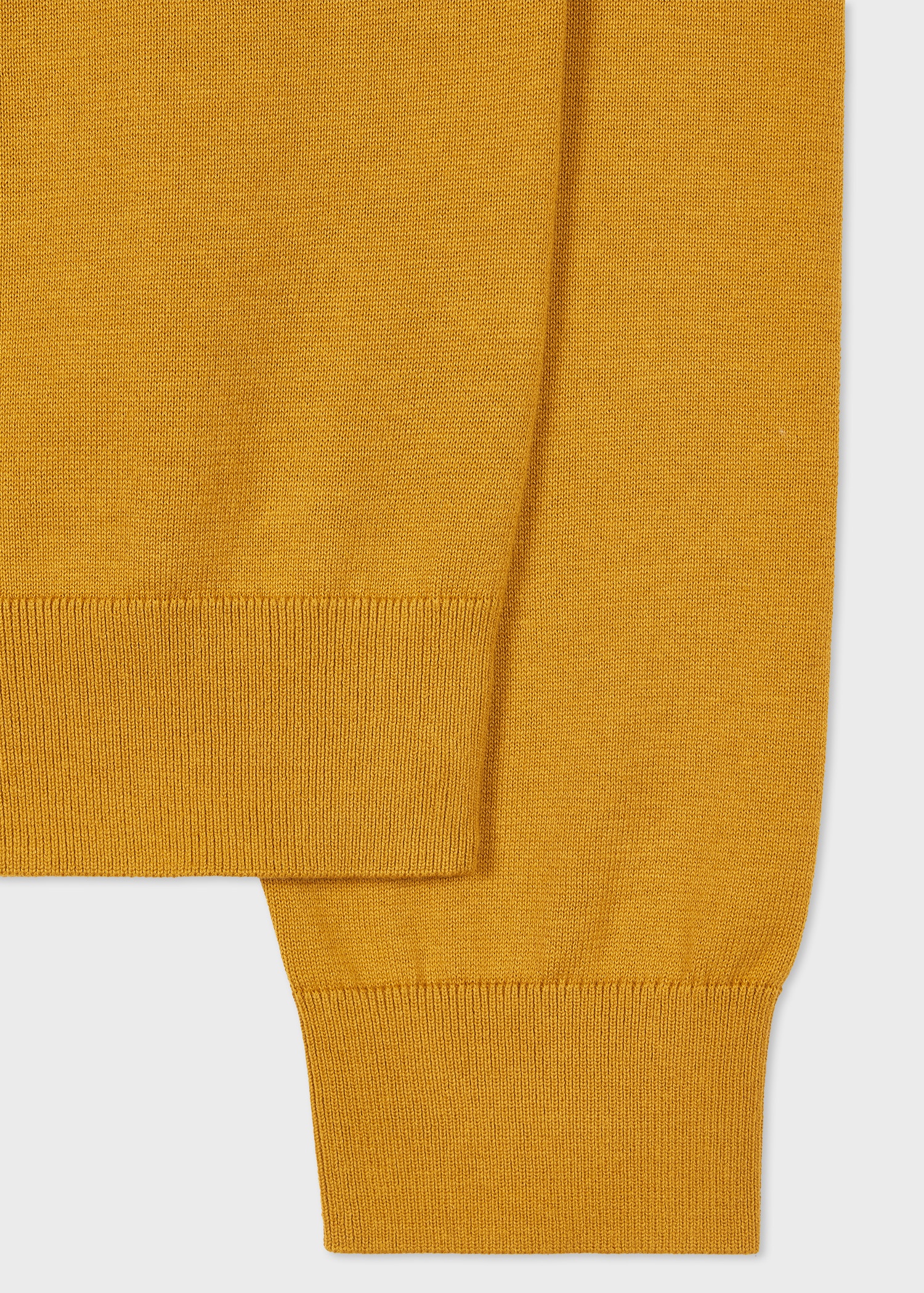 Yellow Ochre Organic Cotton Zebra Logo Sweater - 2