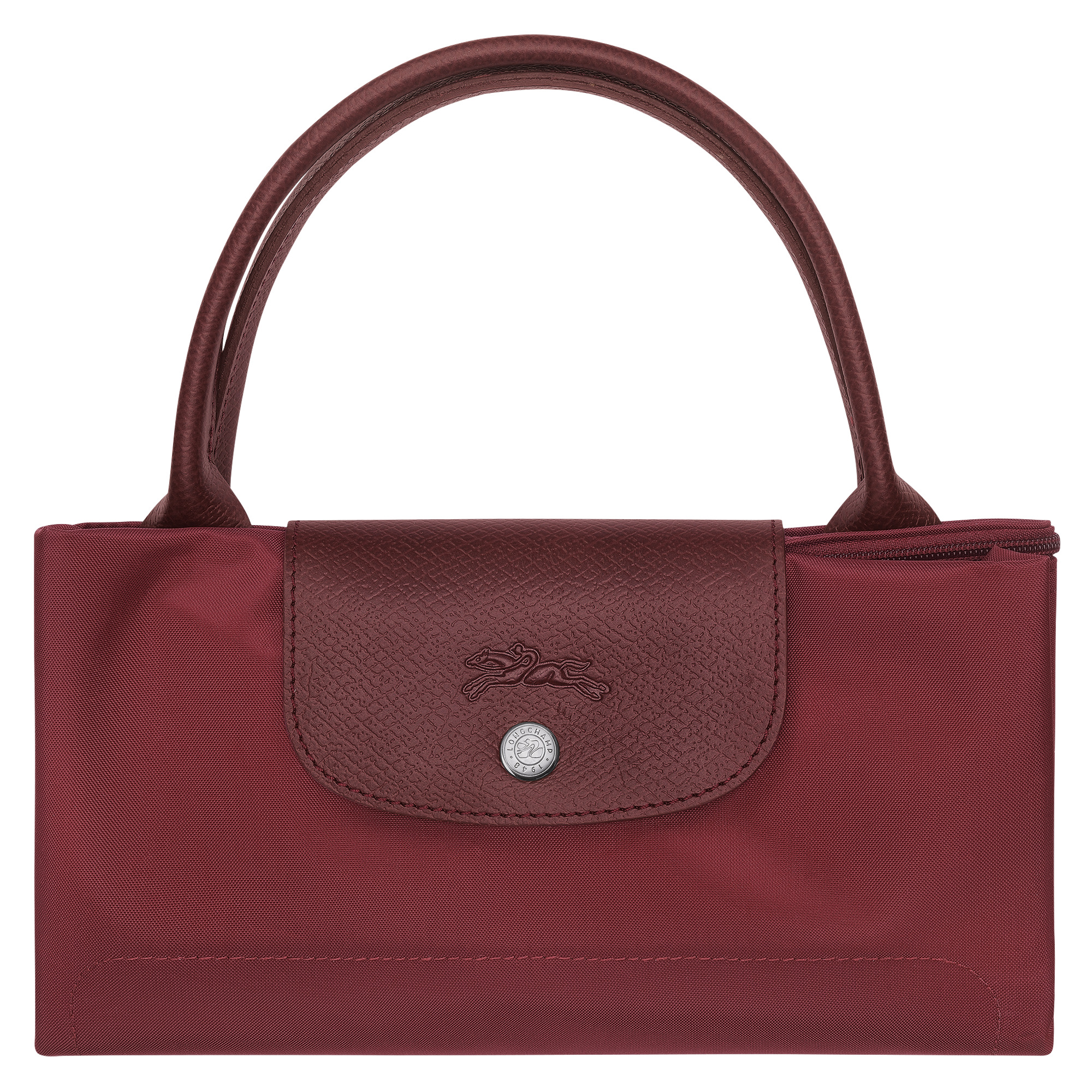 Le Pliage Green M Handbag Pomegranate - Recycled canvas - 7