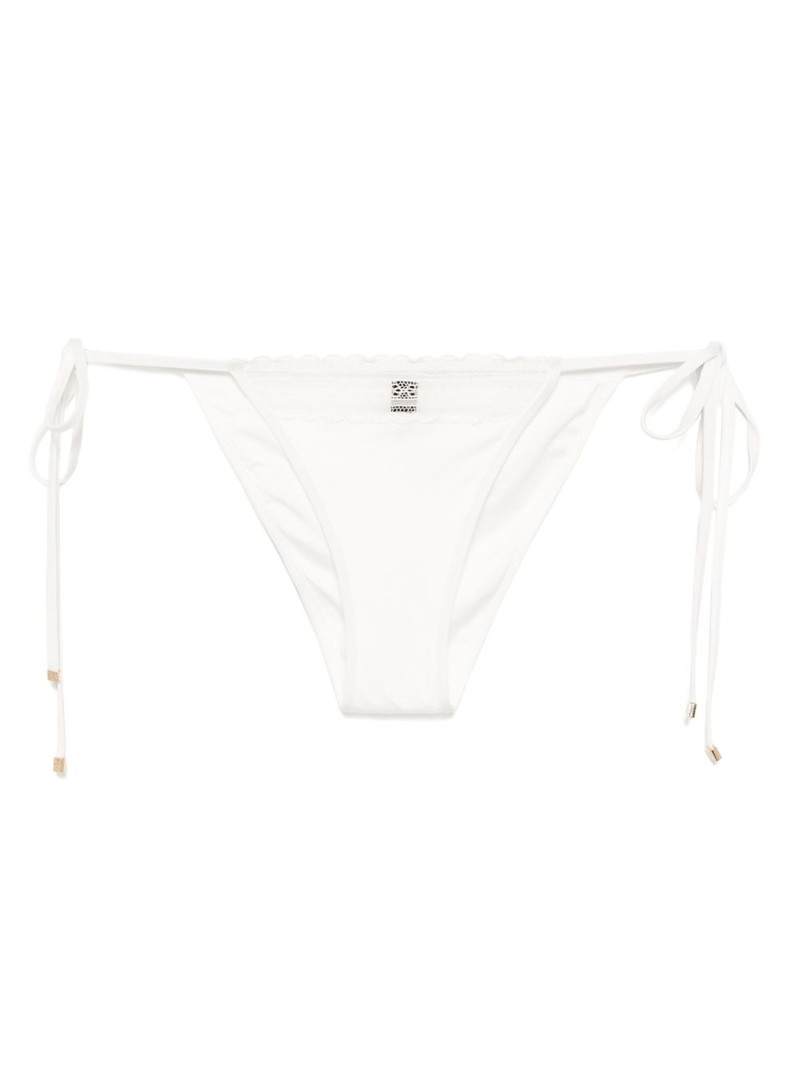 KIKI DE MONTPARNASSE lace inset string bikini bottom outlook