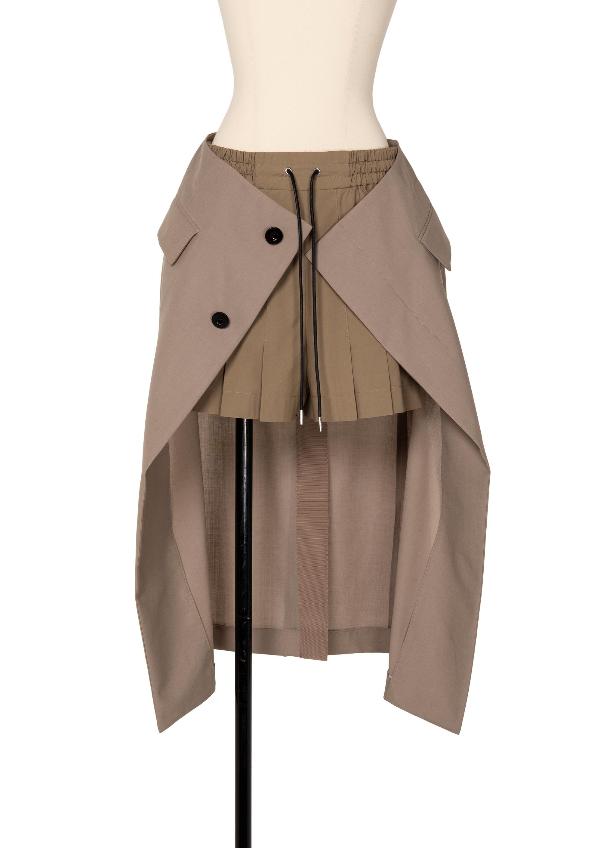 Suiting Mix Skirt - 5