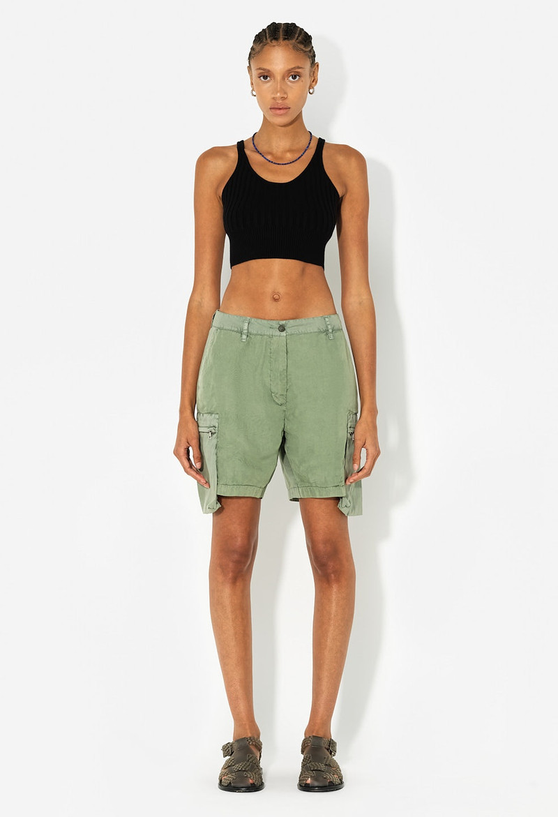 SILK COTTON RIB TANK 1