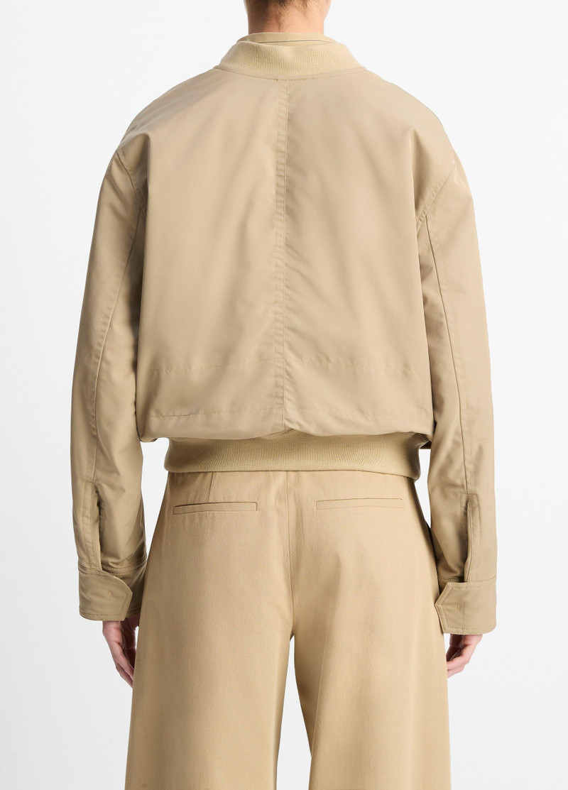 Vince Relaxed Tech-Fabric Bomber Jacket outlook