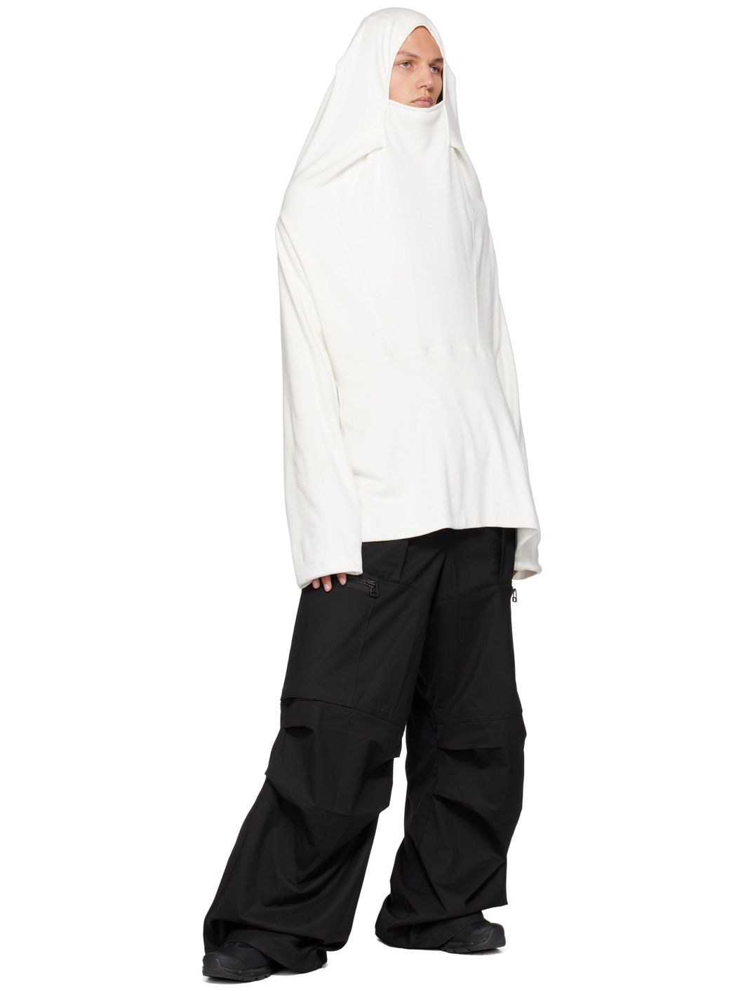 【関税込み】BRYAN JIMENEZ ホワイト Armstrong フーディ BRYAN JIMENÈZ SSENSE Exclusive White Armstrong Hoodie