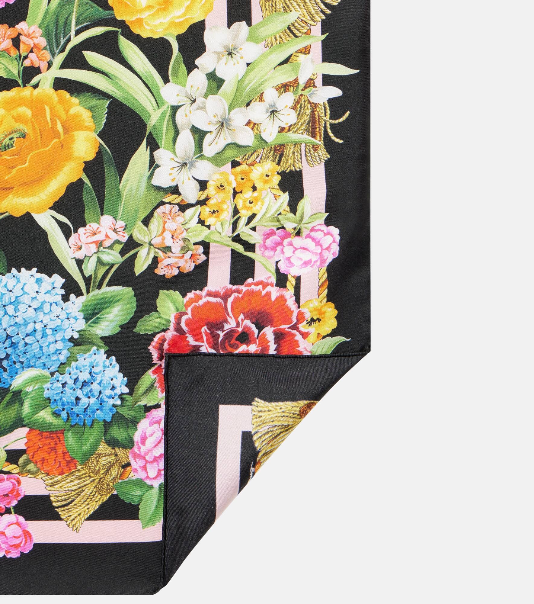 Floral silk scarf - 5