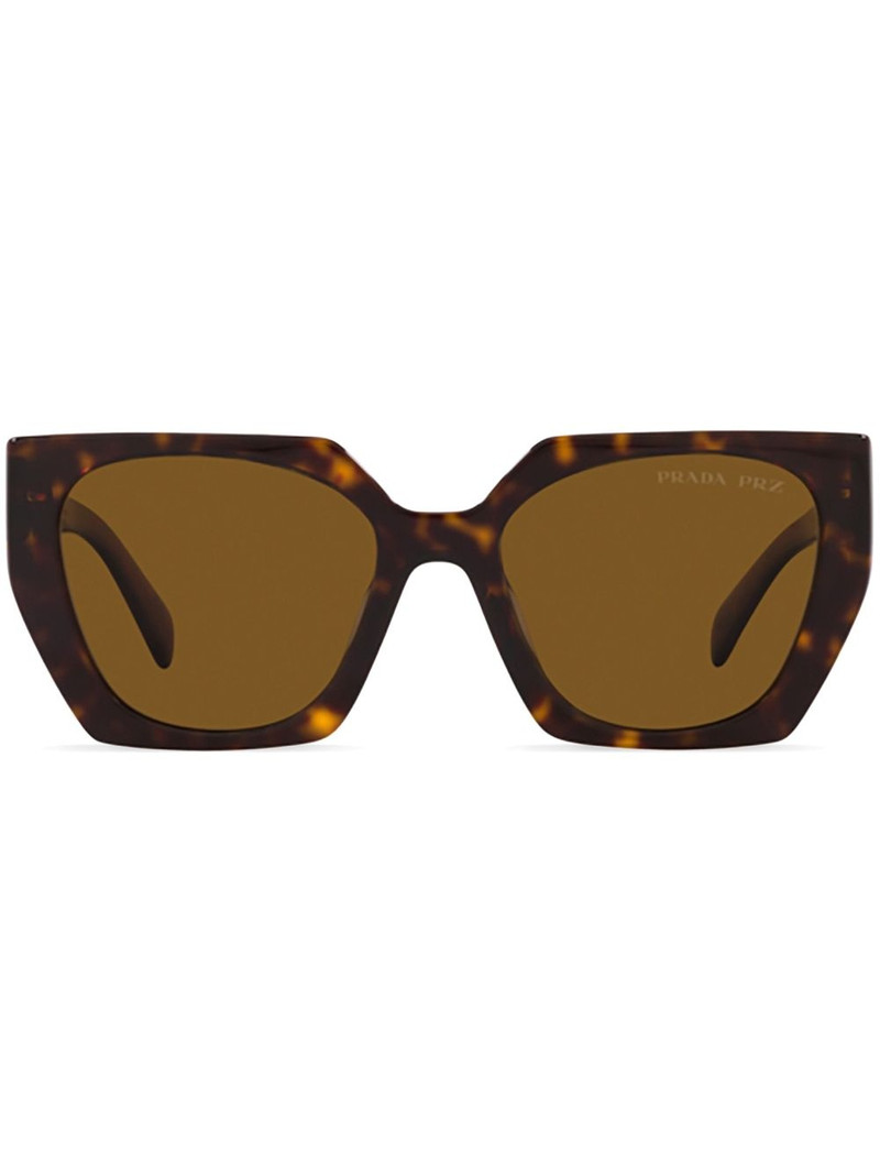 tortoiseshell-effect square sunglasses 1