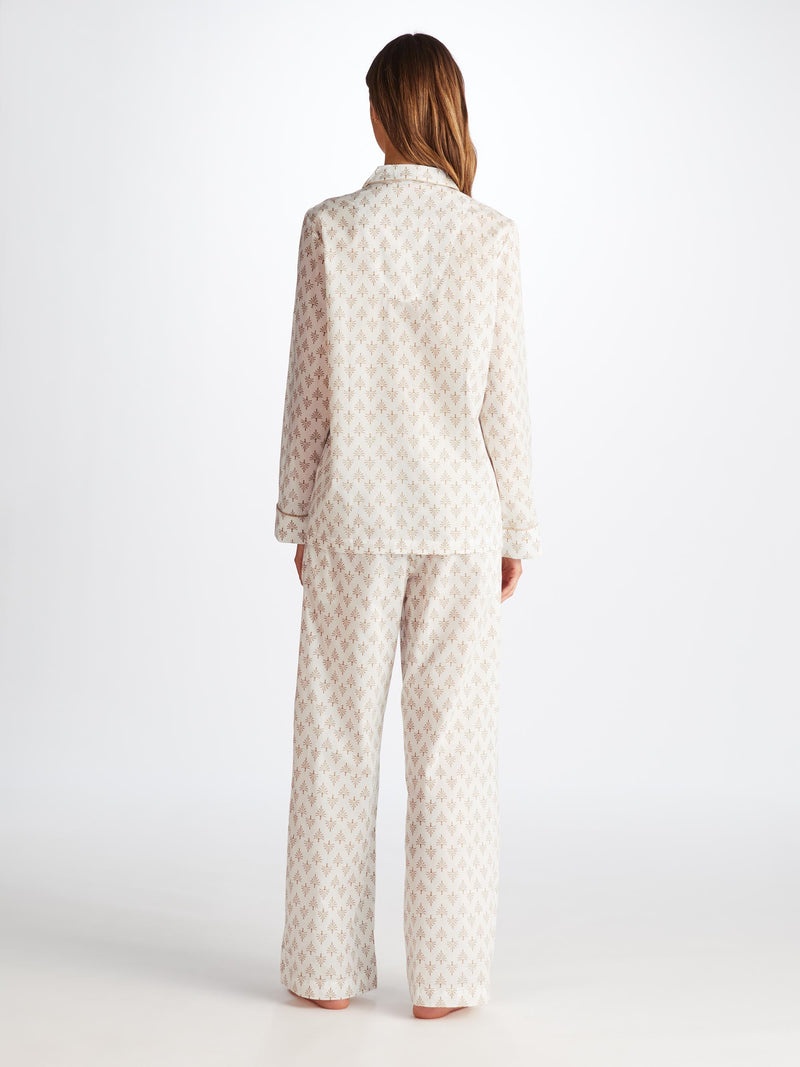 Women's Pyjamas Nelson 101 Cotton Batiste White - 4